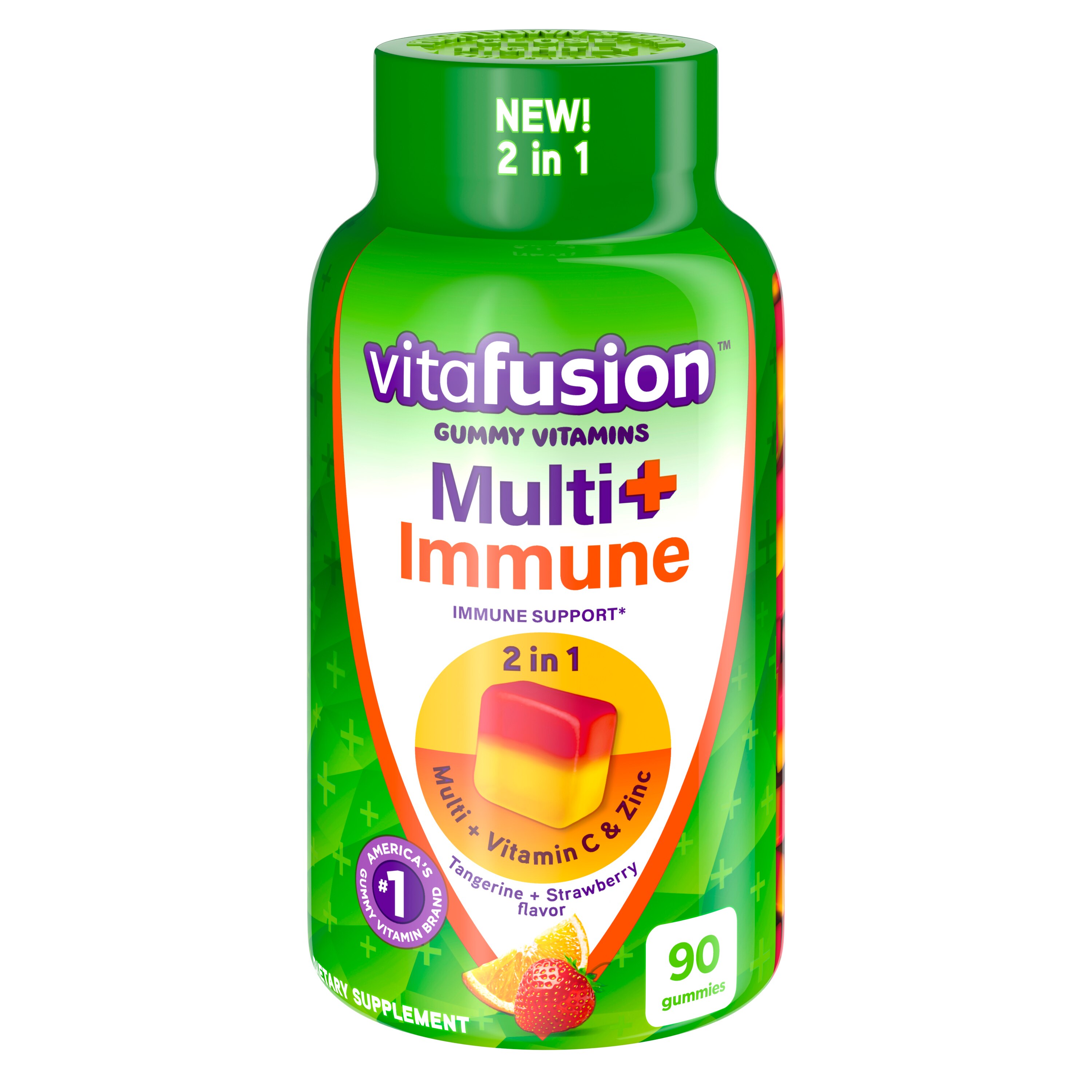 Vitafusion Multi+ Immune Support Adult Gummy Vitamins with Vitamin C and Zinc