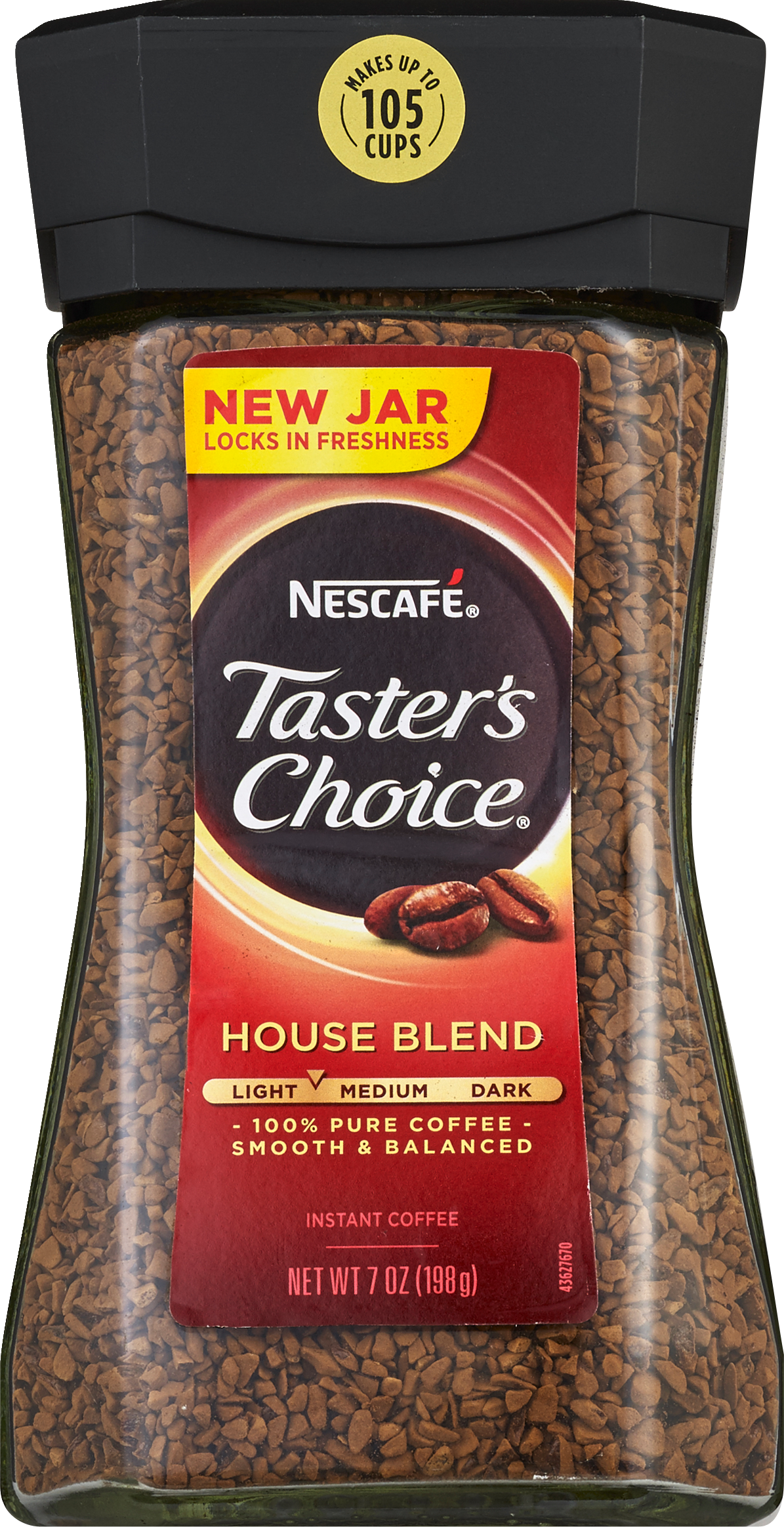 Nescafe Taster's Choice, House Blend Instant Coffee, 7 Oz