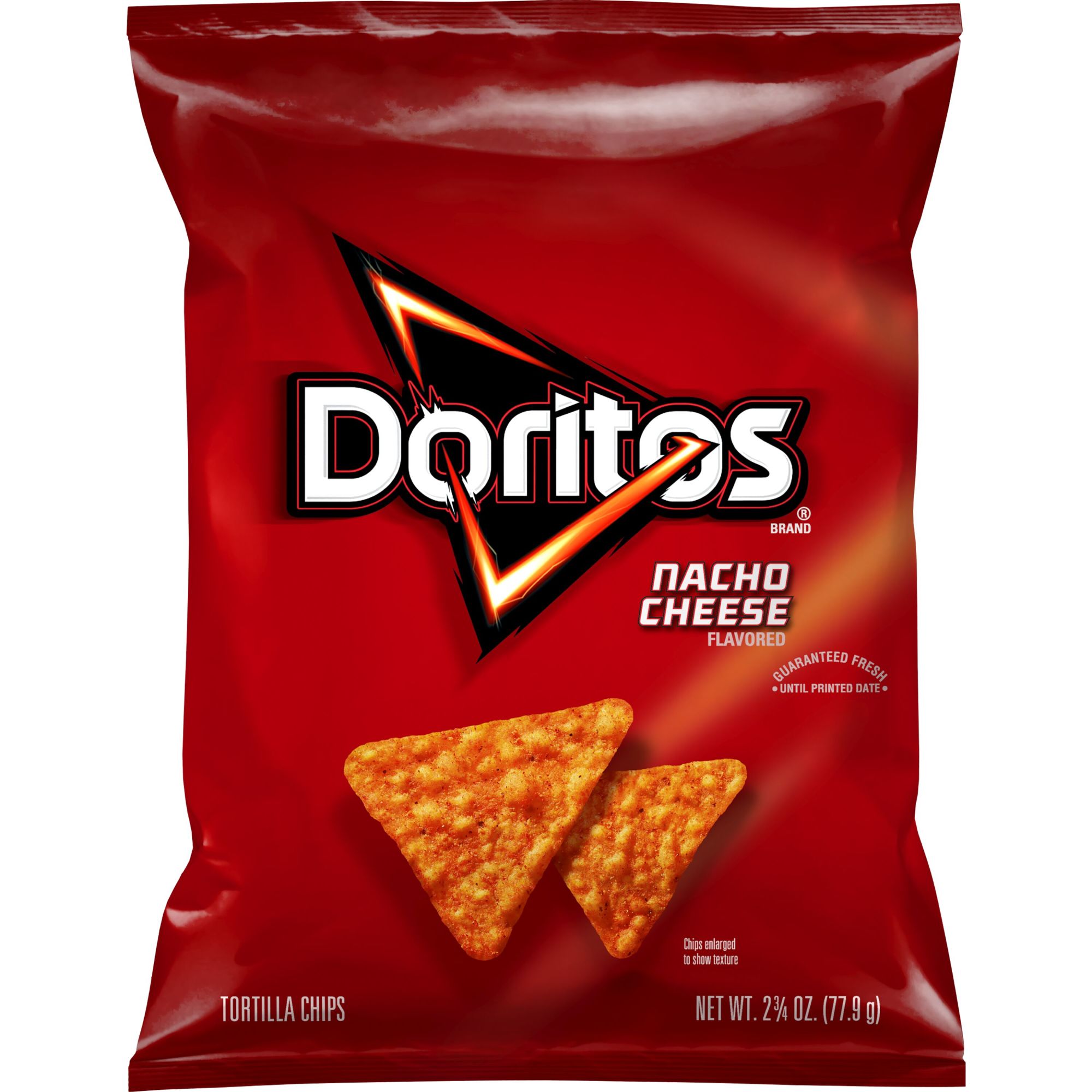 Doritos Tortilla Chips Nacho Cheese Flavored, 2.75 oz