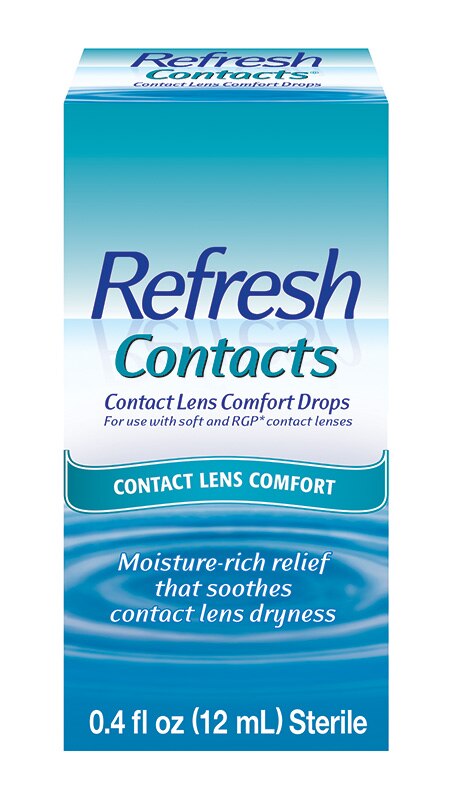 Refresh Contacts, Contact Lens Comfort Drops, 0.4 fl oz (12 mL)