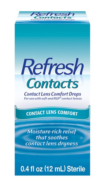 Refresh Contacts, Contact Lens Comfort Drops, 0.4 fl oz (12 mL)