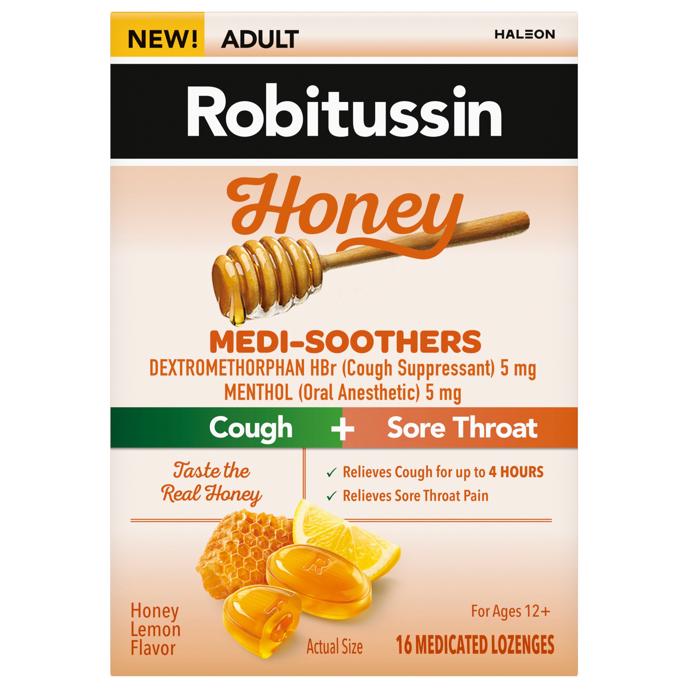 Robitussin Medi-Soothers Lozenge, 16 CT