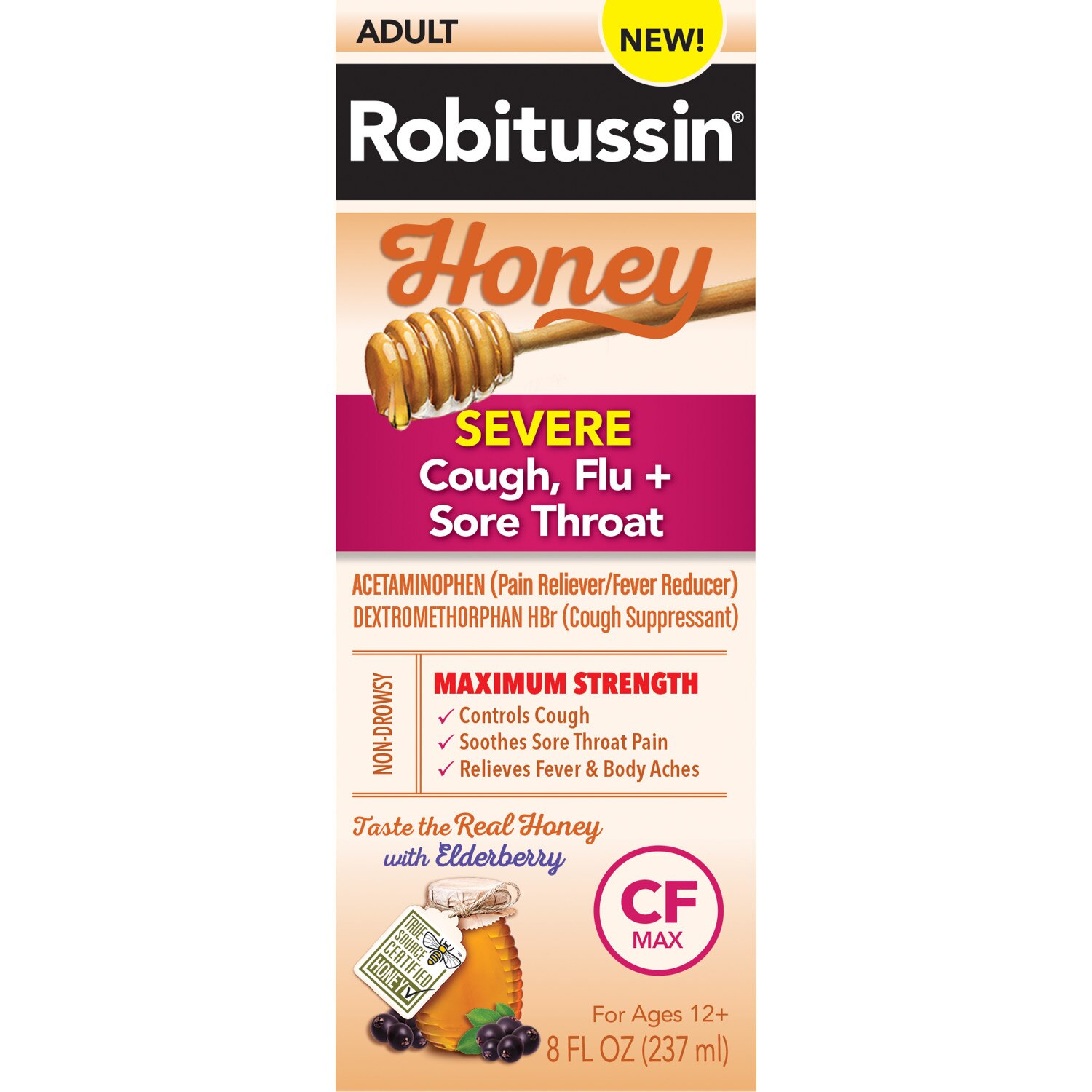 Robitussin Severe Cough, Flu + Sore Throat Relief