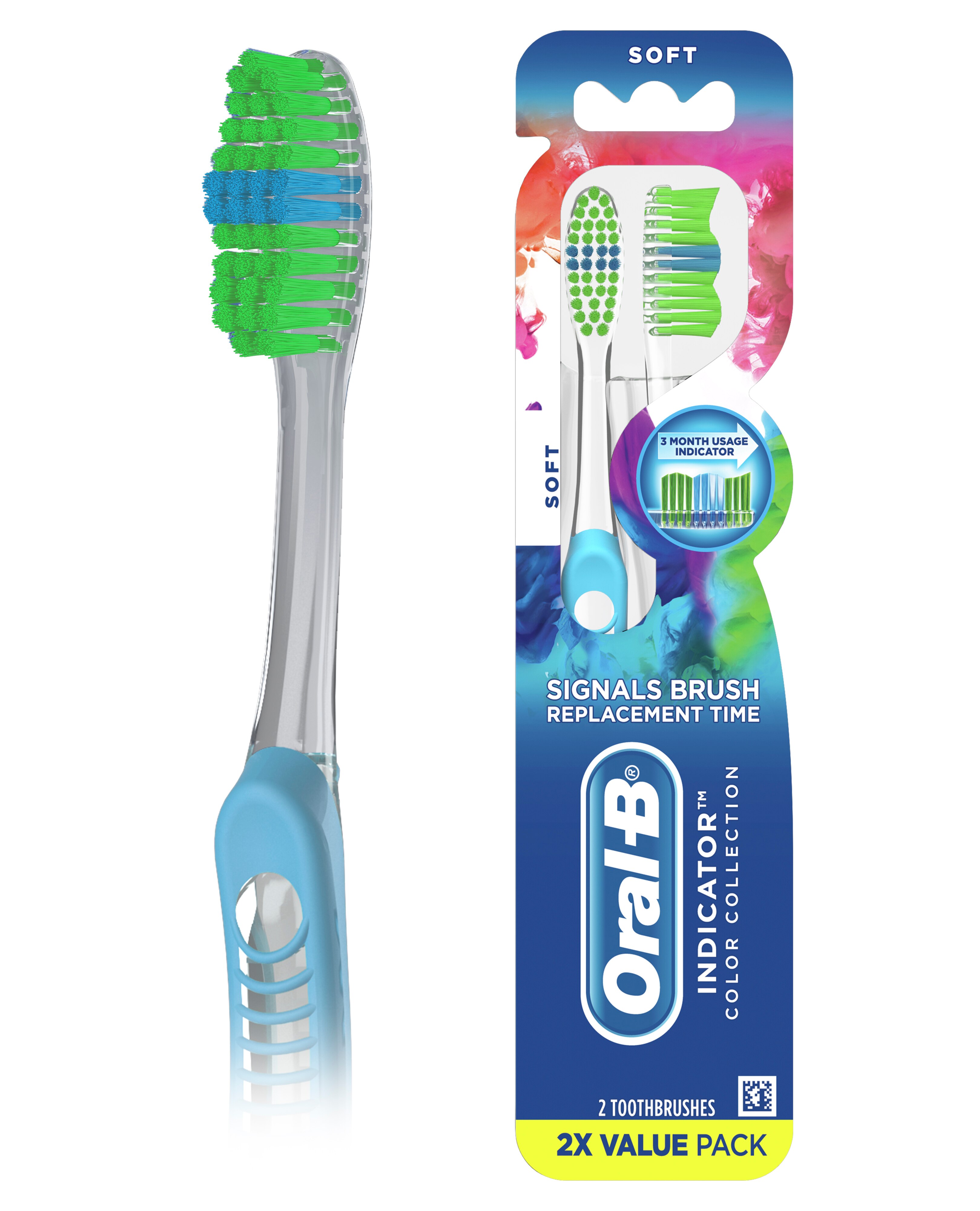 Oral-B Indicator Color Collection, Signals Brush Replacement Time