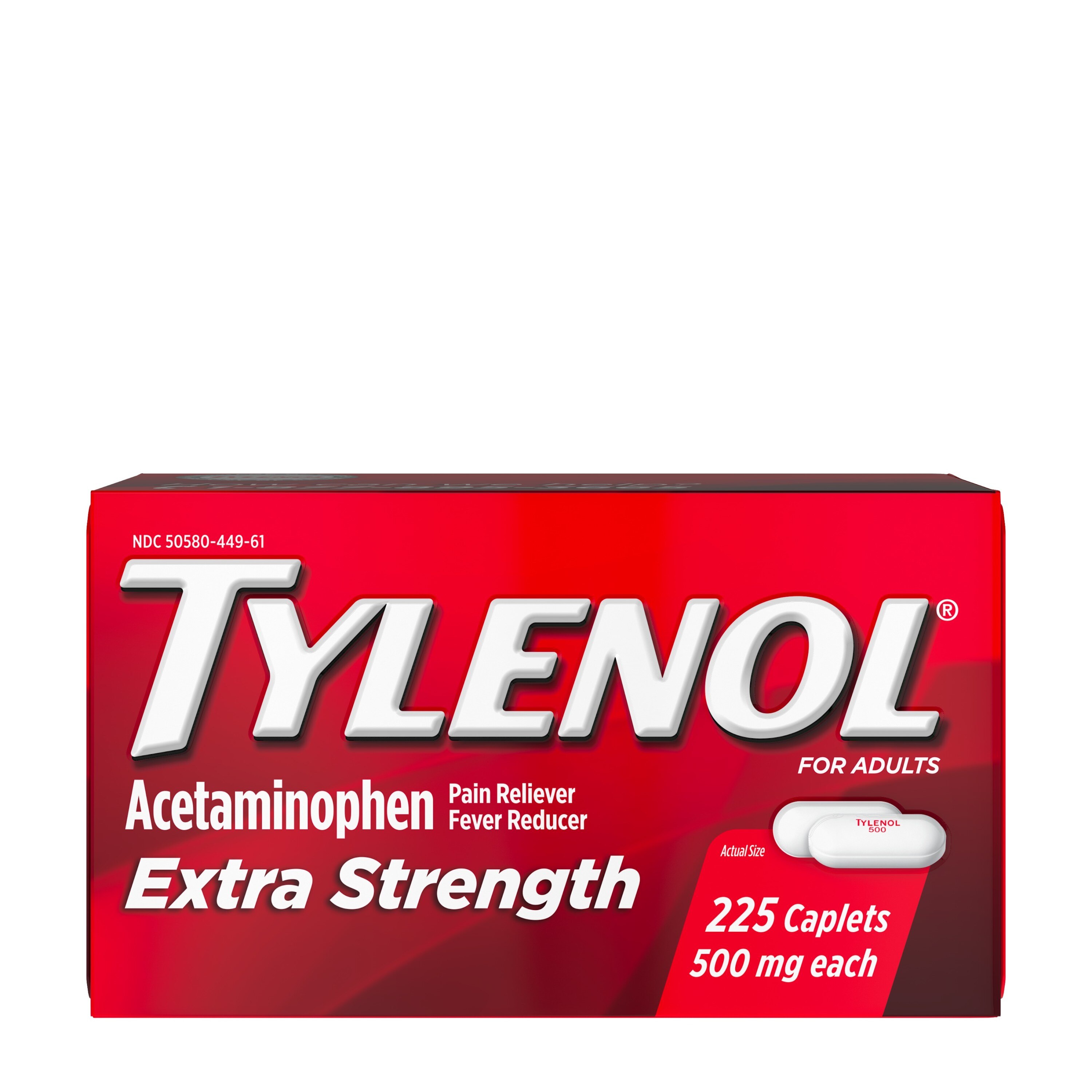 Tylenol Extra Strength Caplets with 500 mg Acetaminophen