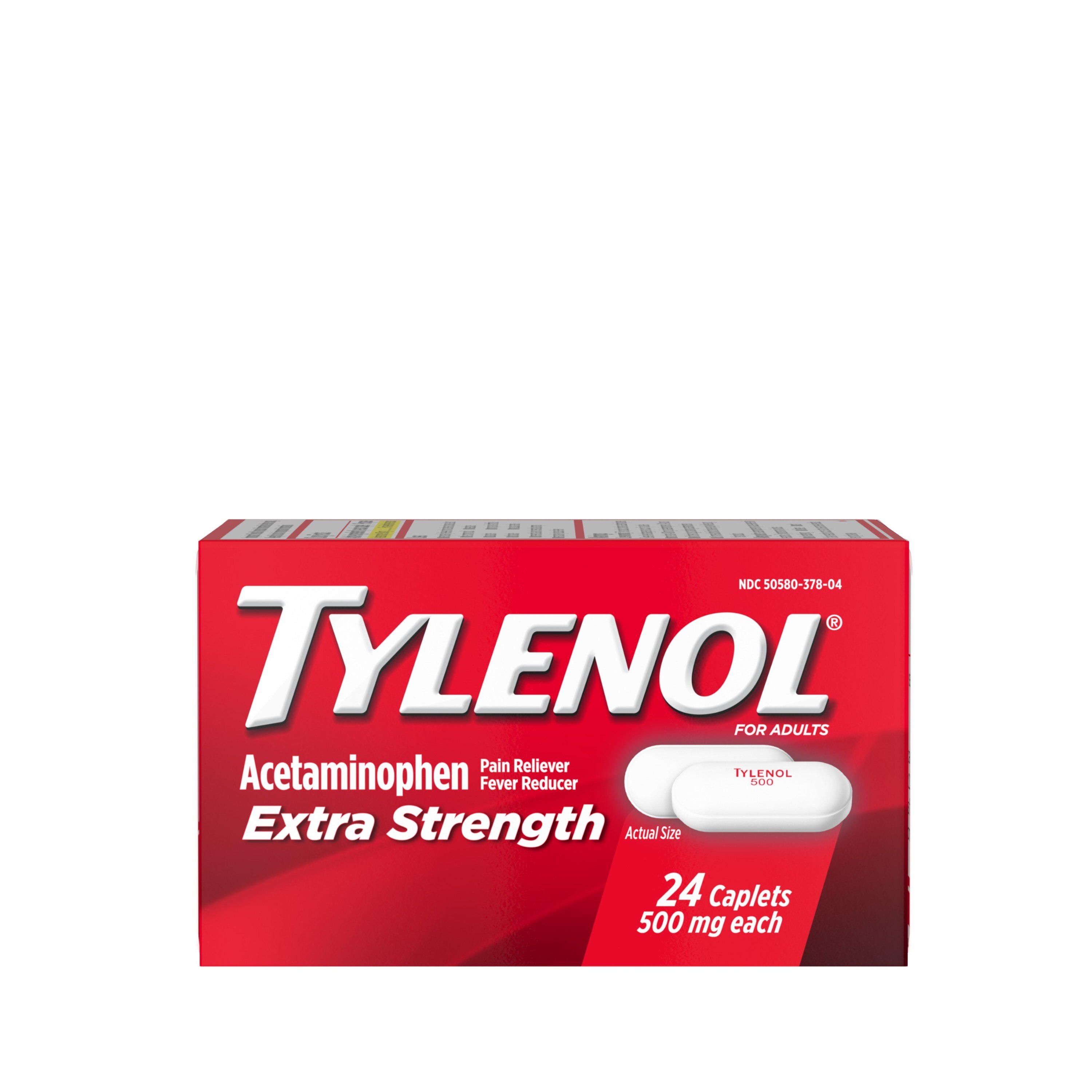 Tylenol Extra Strength Acetaminophen 500 MG Caplets