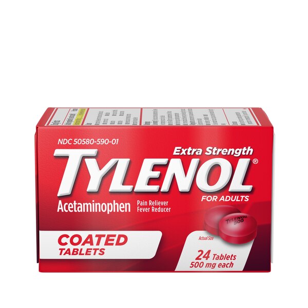 Tylenol Extra Strength Acetaminophen 500 MG Tablets