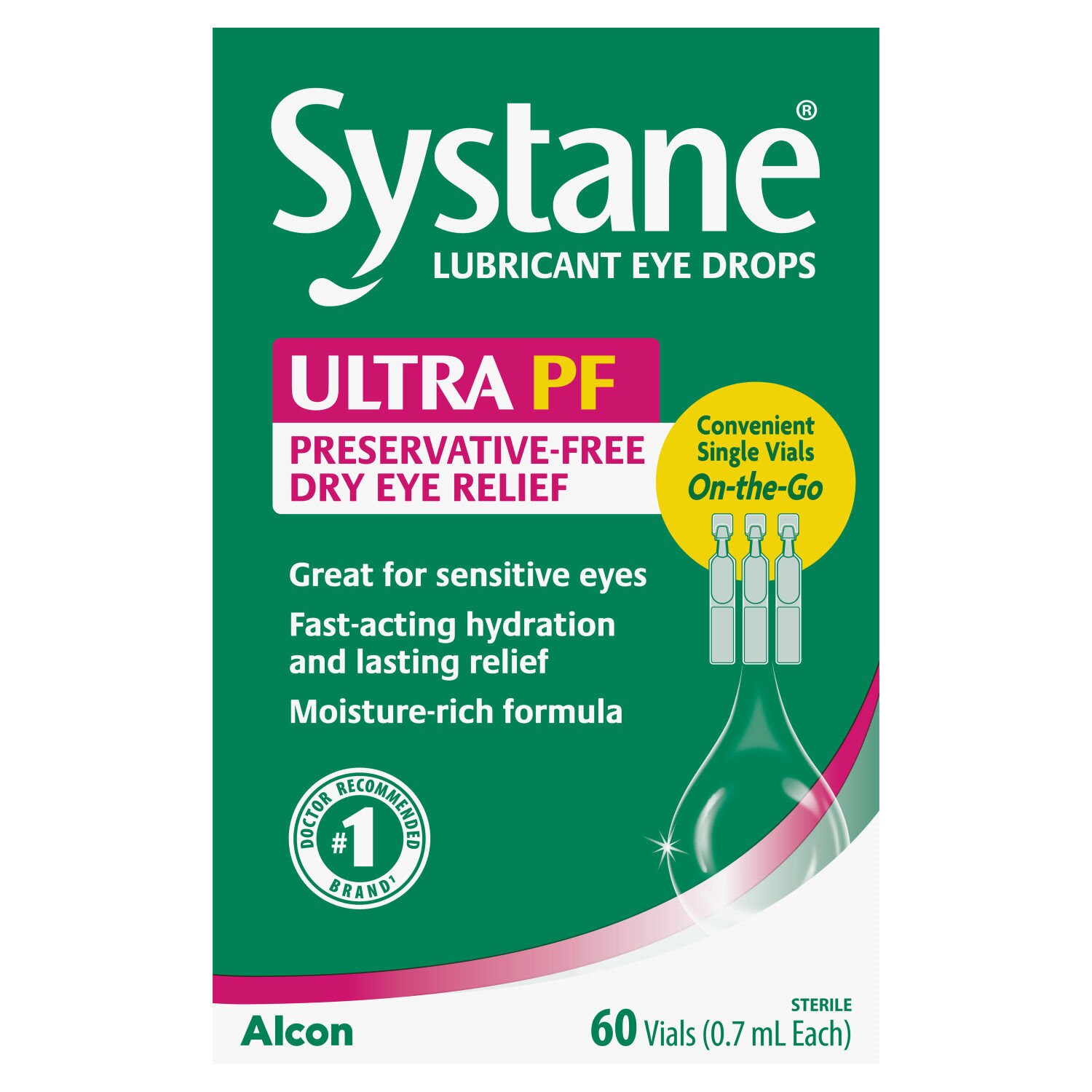 Systane Ultra Lubricant Eye Drops Vials