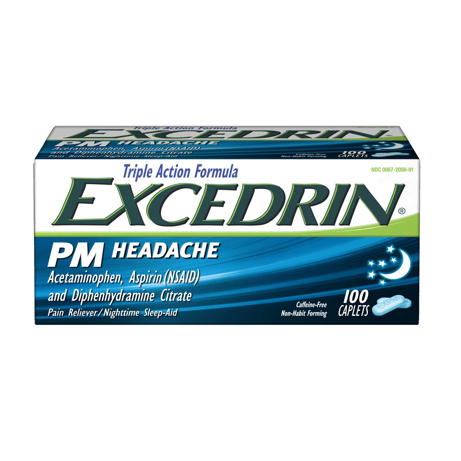 Excedrin PM Headache Pain Reliever/Nighttime Sleep-Aid Caplets