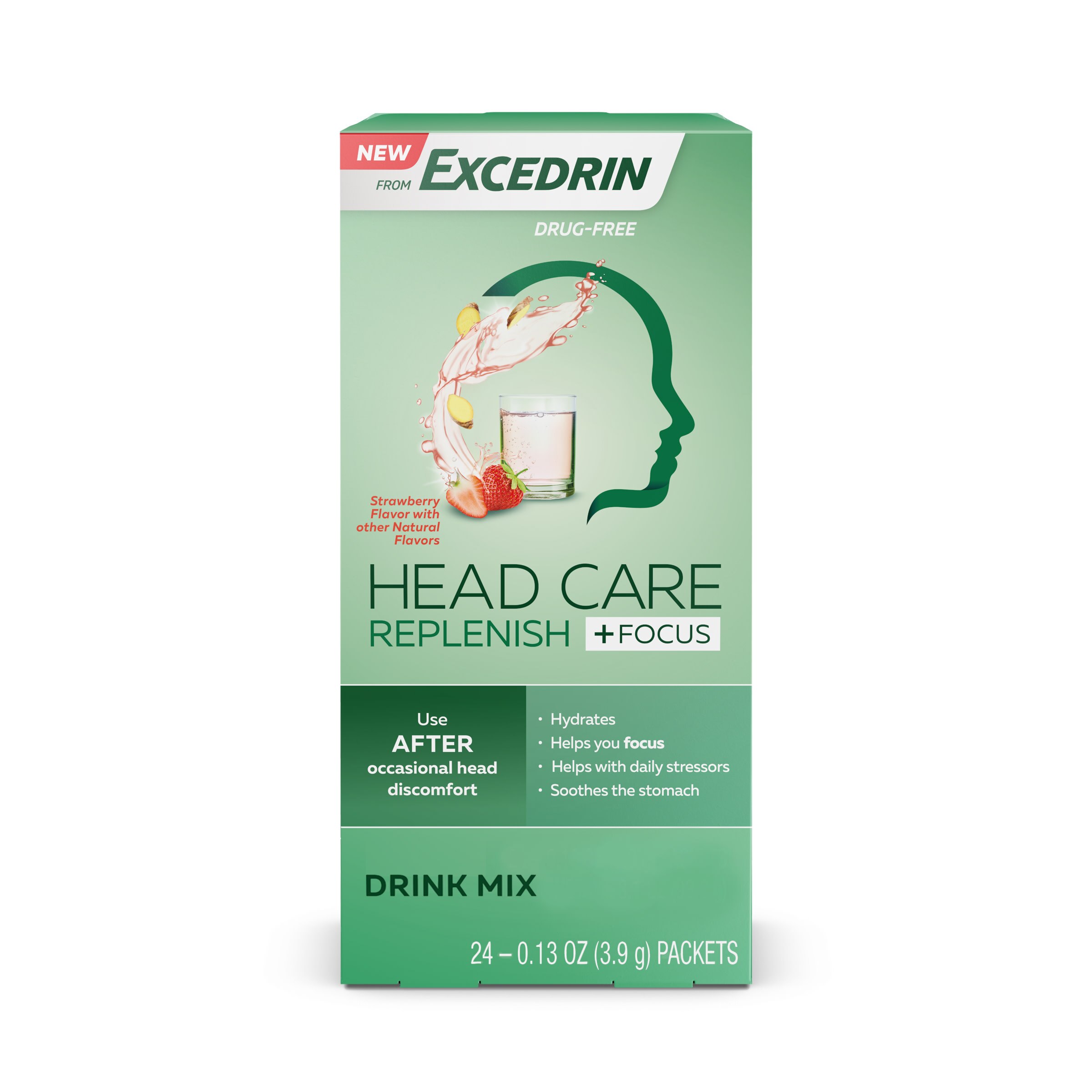 Head Care Replenish + Focus From Excedrin Drink Mix