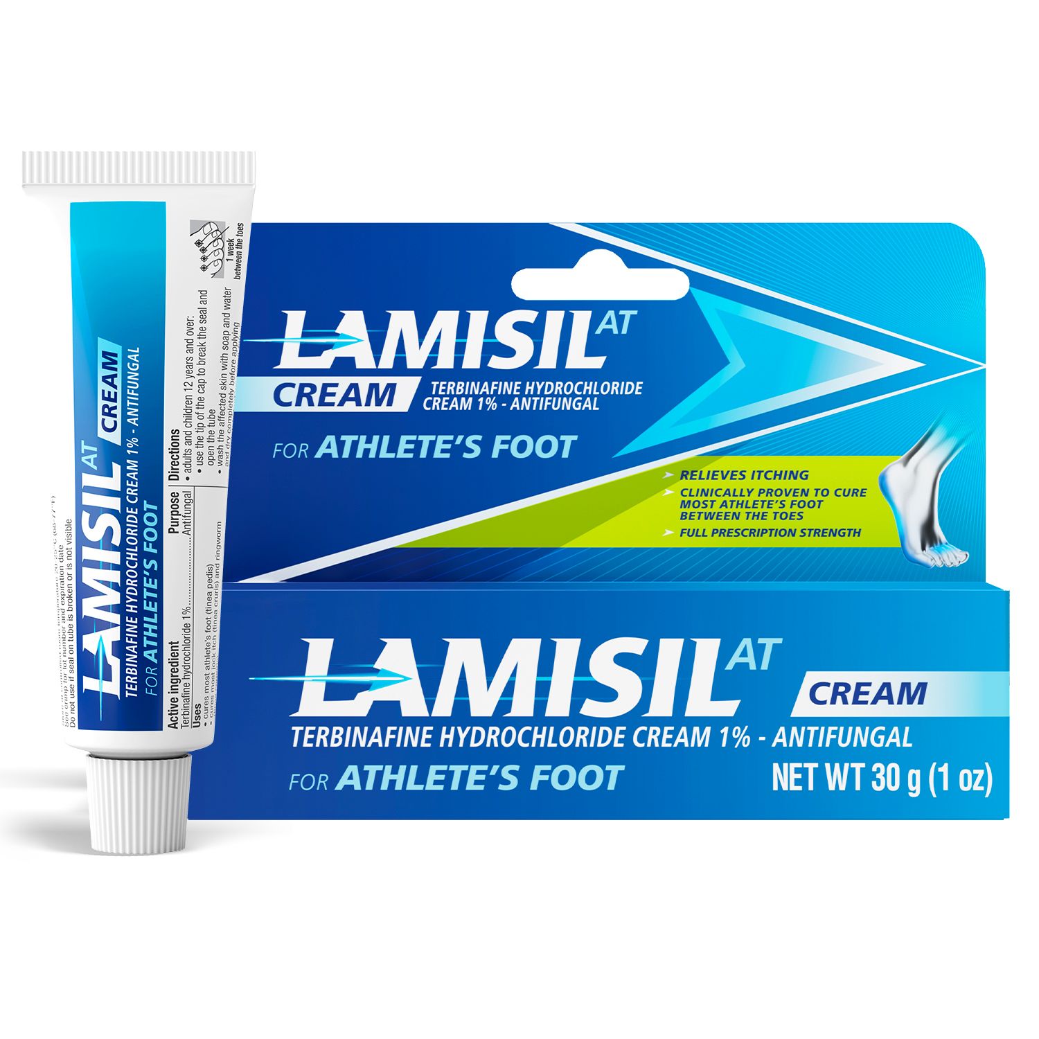 Lamisil AT Antifungal Athletes Foot Cream, 1 OZ