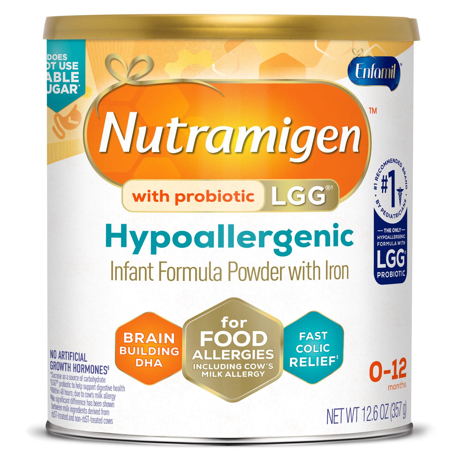 Nutramigen LGG Powder Can with Enflora, 12.6 OZ