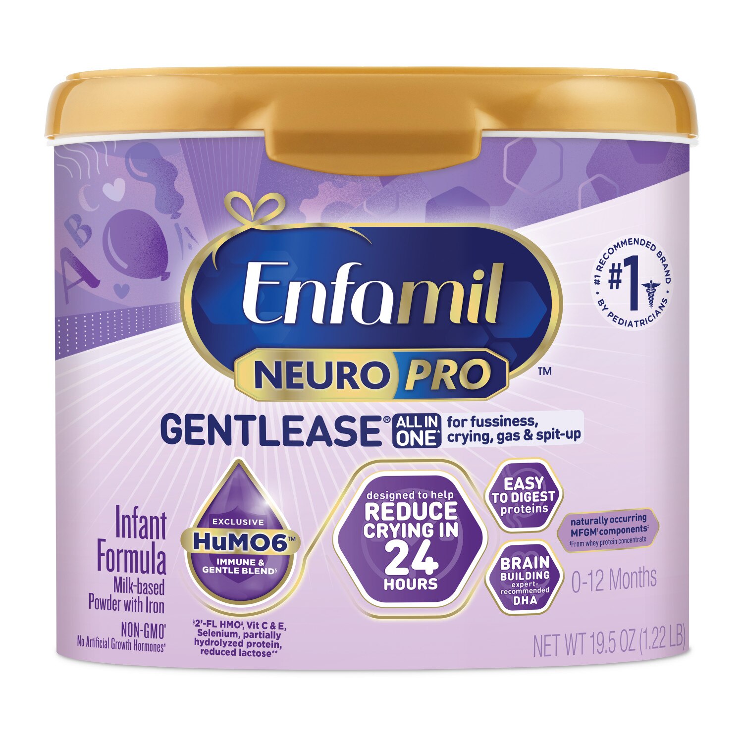 Enfamil NeuroPro Gentlease Instant Formula, 19.5 OZ