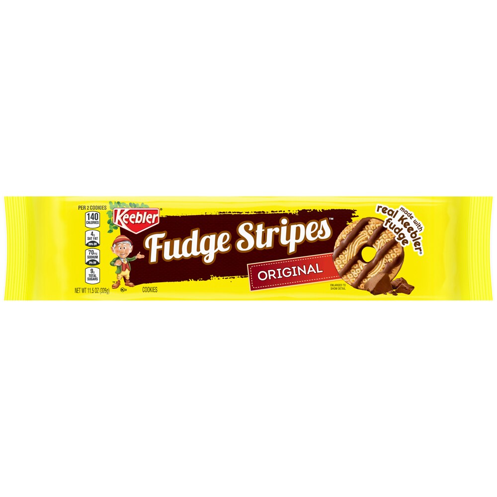 Keebler Fudge Stripes Cookies, 11.5 oz