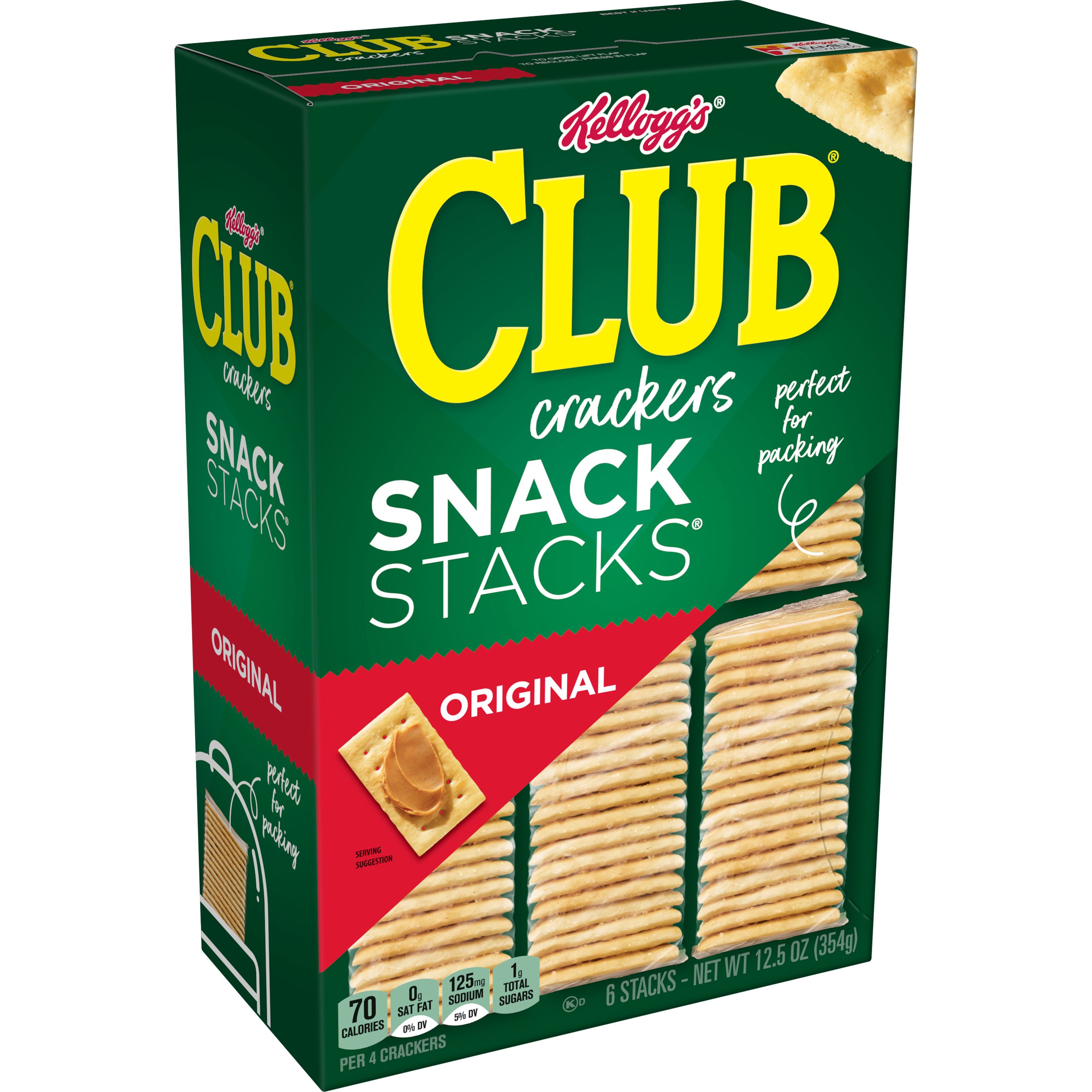 Club Original Crackers Snack Stacks, 6 ct, 12.5 oz