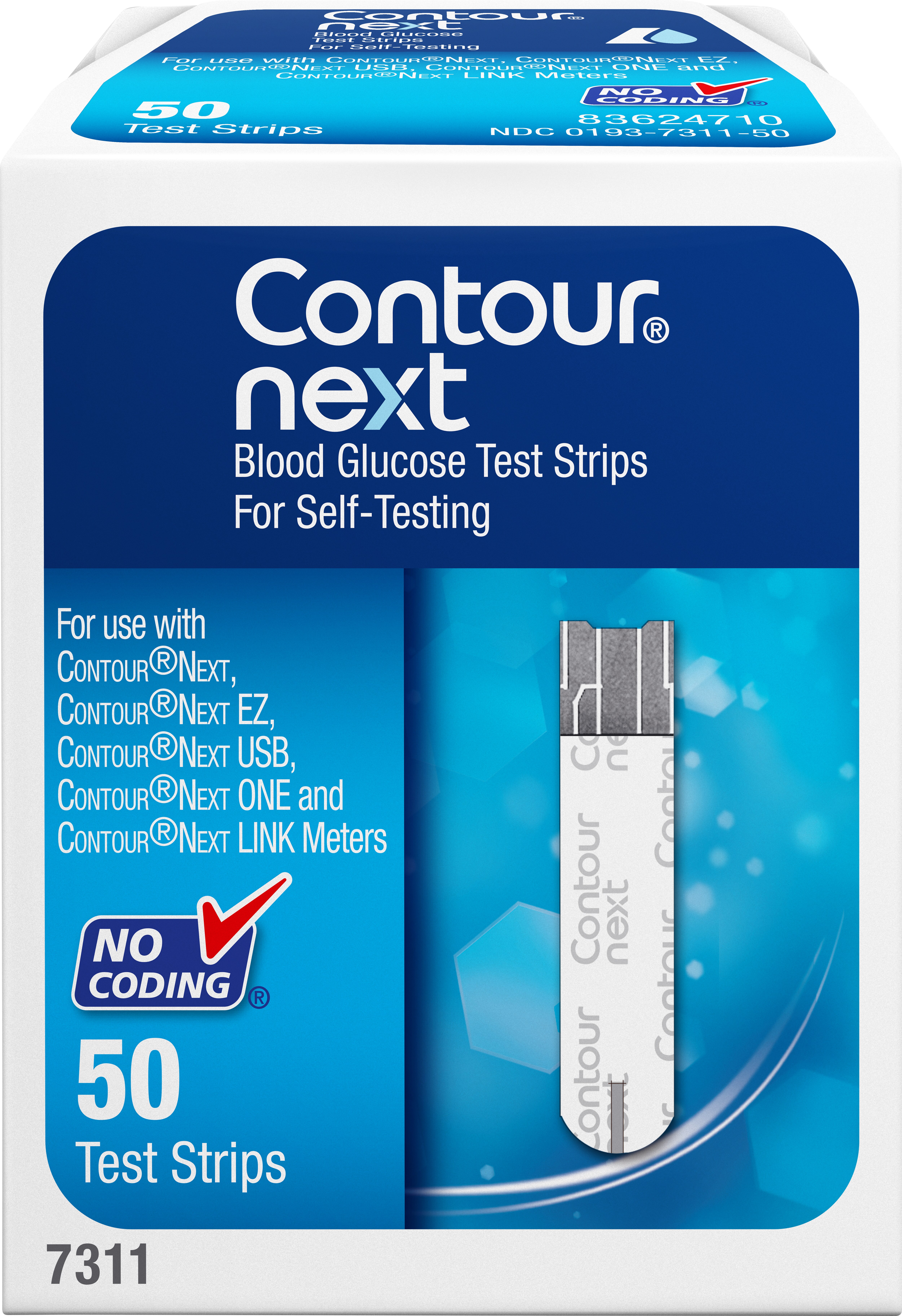 Contour Next Blood Glucose Test Strips