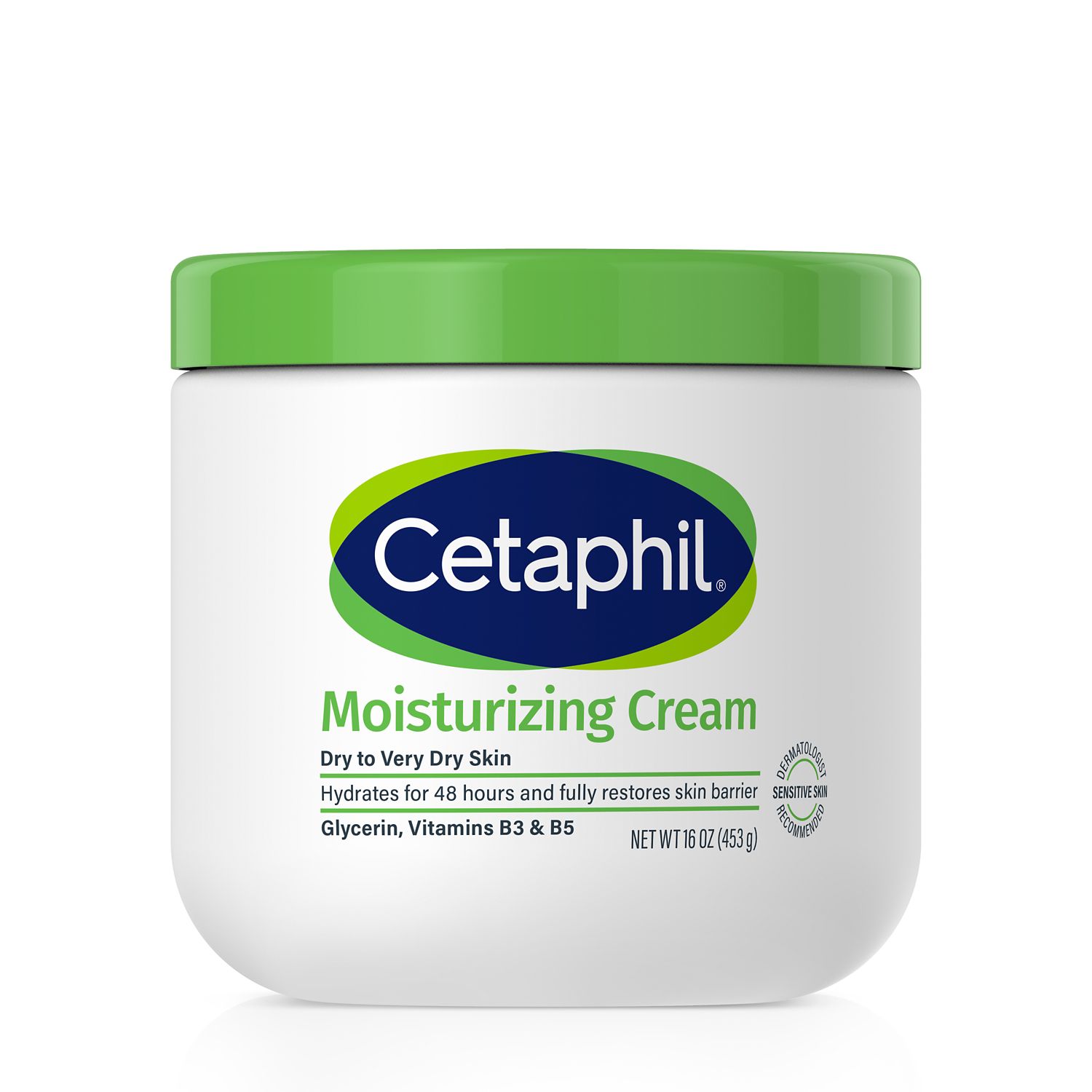 Cetaphil Hydrating Moisturizing Cream for Dry to Very Dry, Sensitive Skin, 16 OZ