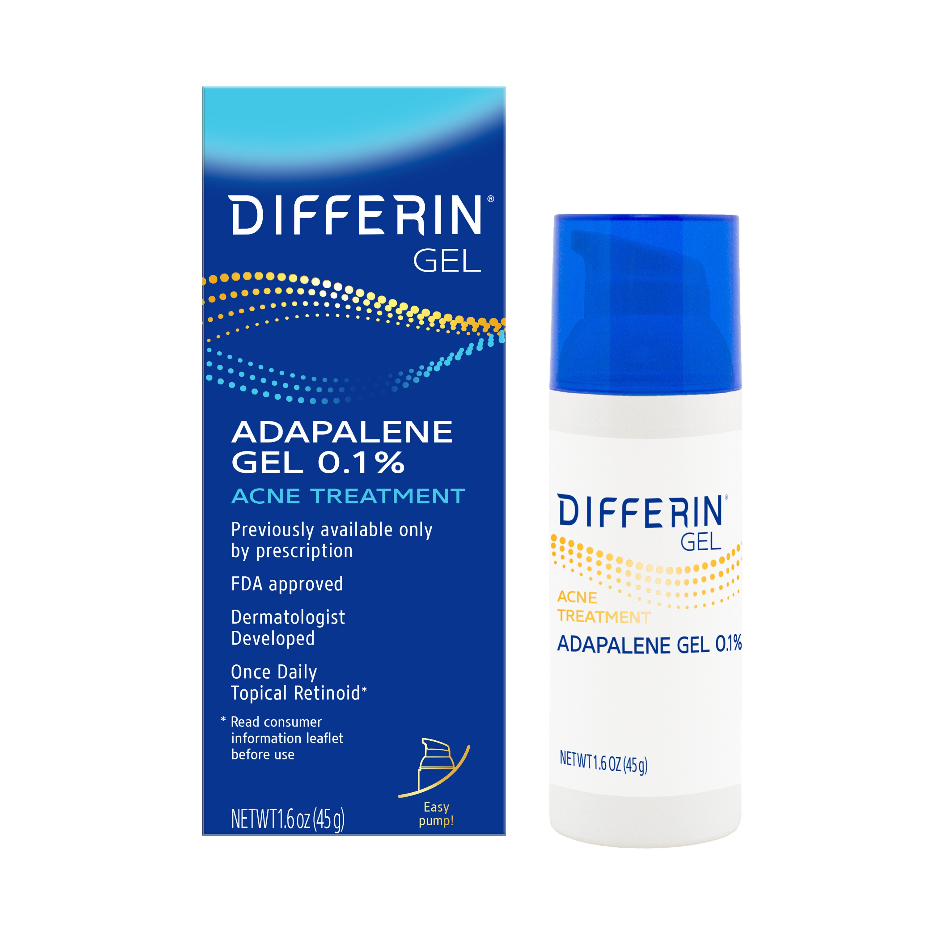 Differin .1% Adapalene Treatment 15g Pump