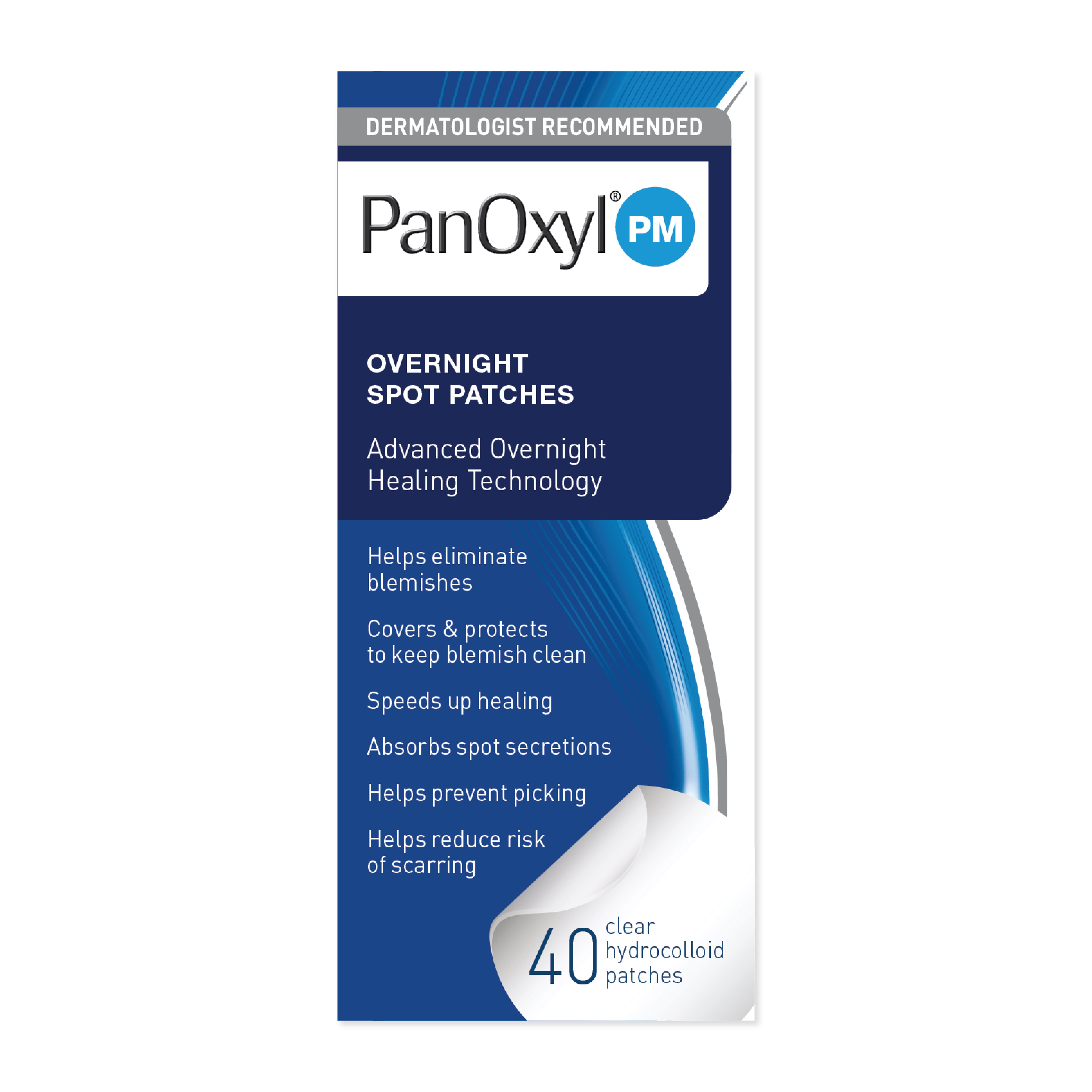 PanOxyl PM Overnight Spot Patches, 40CT