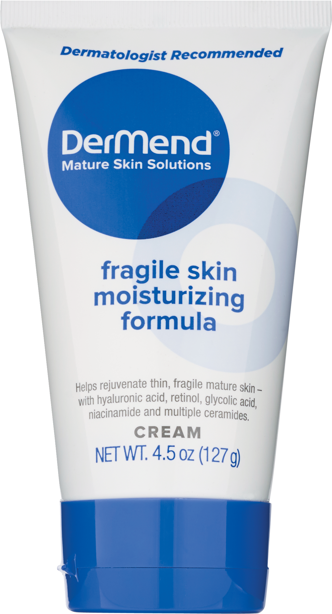 Dermend Mature Skin Solutions Fragile Skin Moisturizing Formula Cream, 4.5 OZ