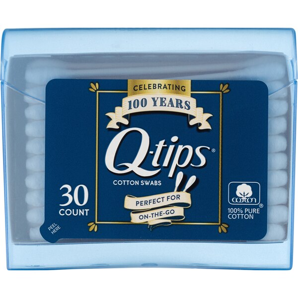 Q-tips Travel Size Cotton Swabs, 30CT