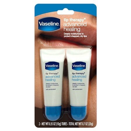 Vaseline Lip Therapy Advanced Healing 0.7 OZ, 2CT