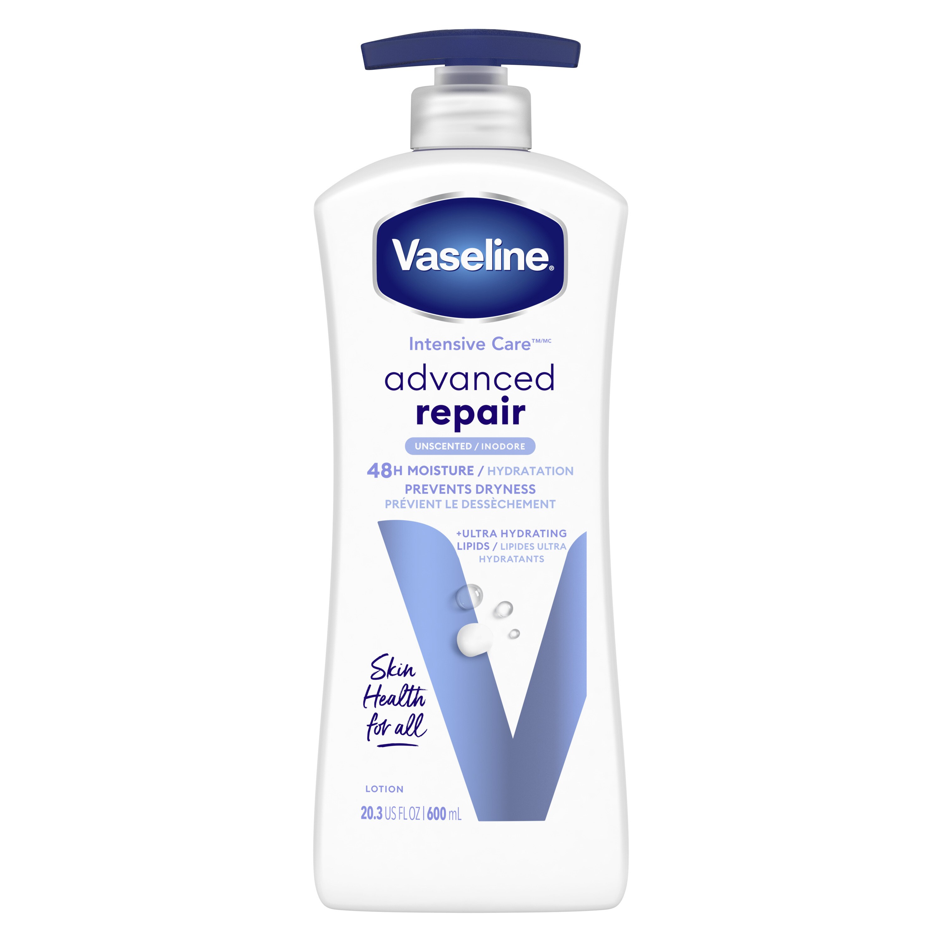 Vaseline Intensive Care Advanced Repair Unscented Body Lotion, 20.3 OZ