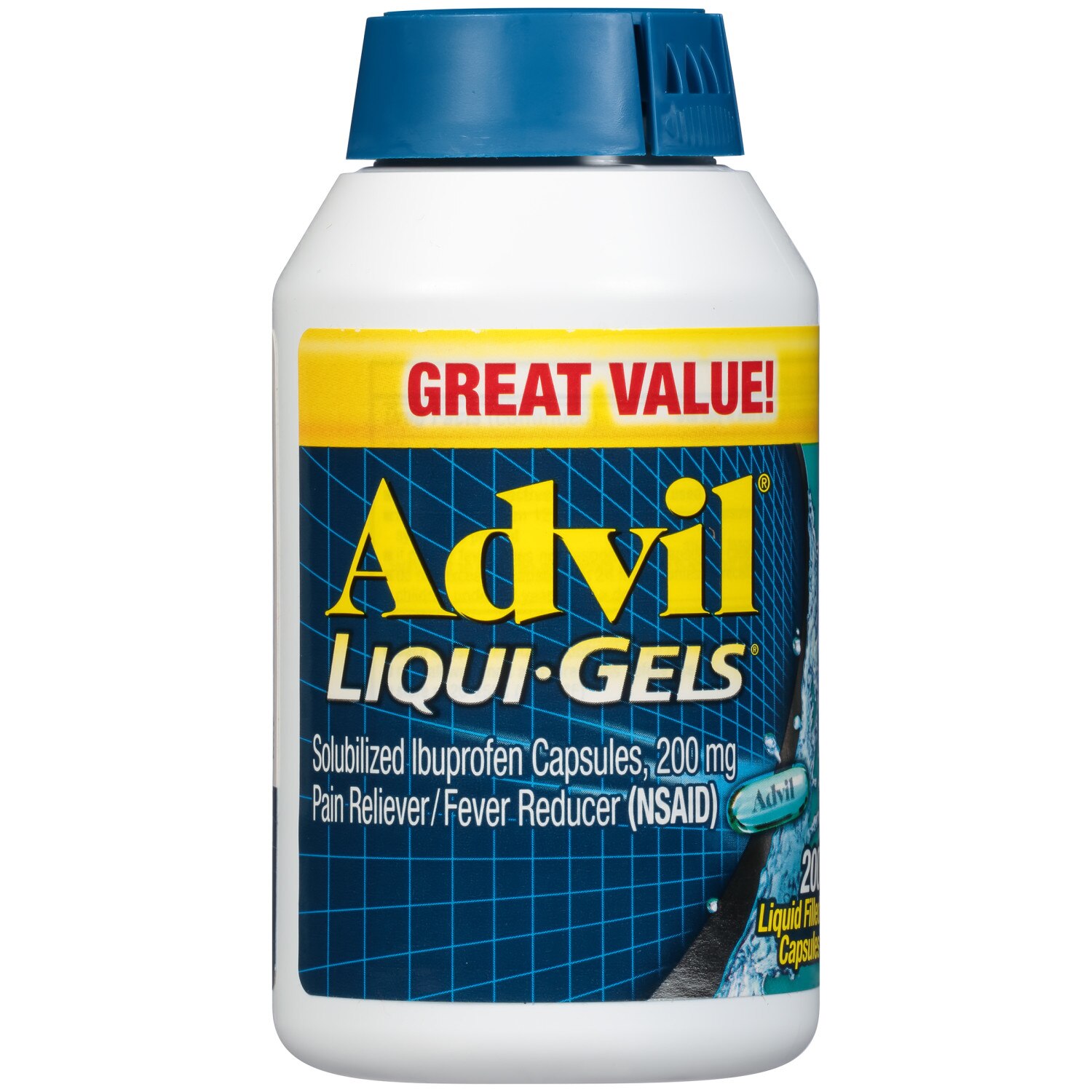 Advil Liqui-Gels 200 MG Ibuprofen Capsules