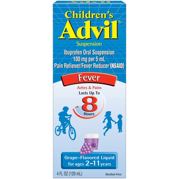 Children's Advil Ibuprofen Oral Suspension, 4 OZ