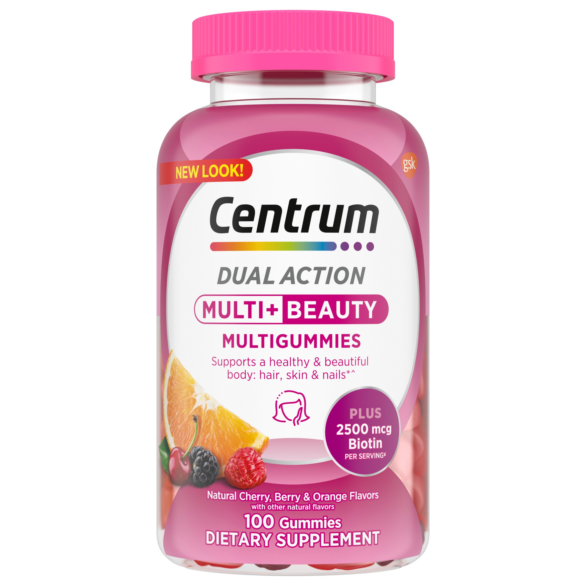 Centrum Multi + Beauty Gummy Multivitamin for Women, 100 CT