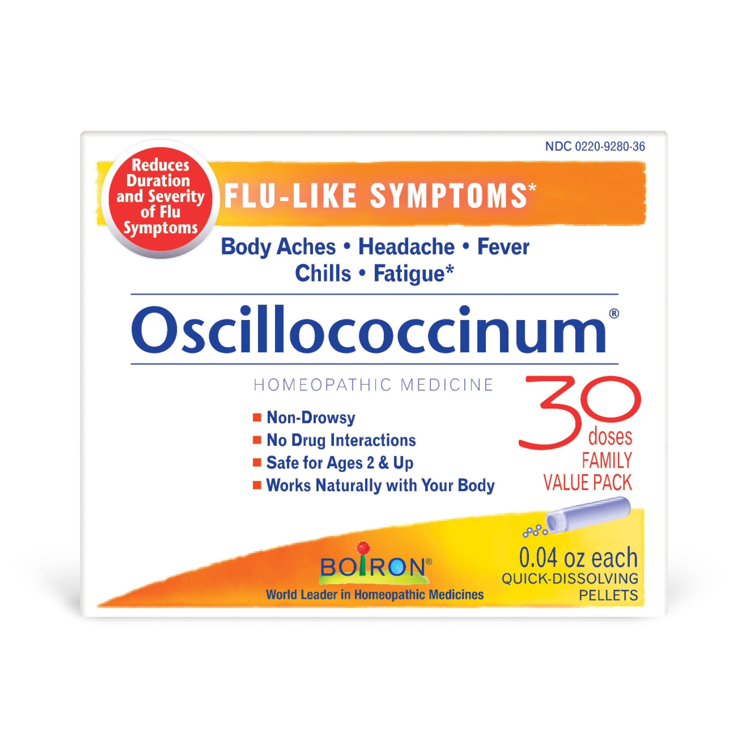 Boiron Oscillococcinum Homeopathic Medicine for Flu-Like Symptoms