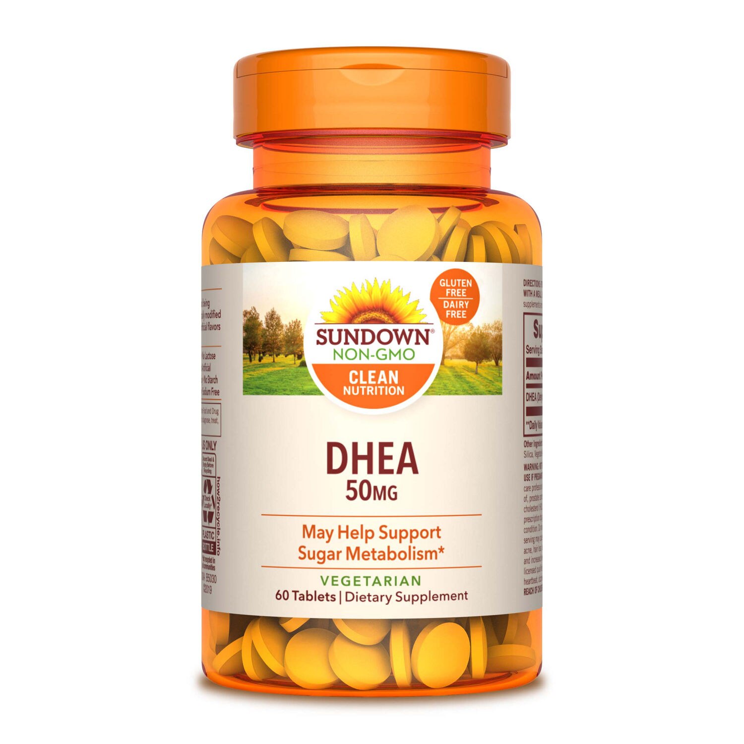 Sundown Naturals DHEA Tablets 50mg, 60CT