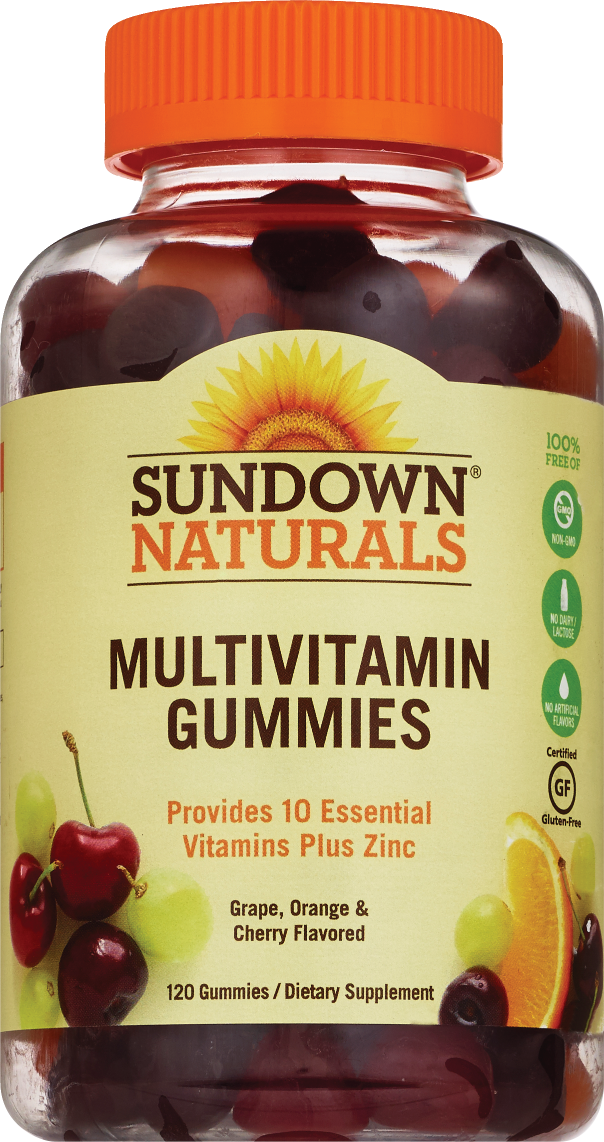 Sundown Naturals Adult Multivitamin Gummies, 120 CT