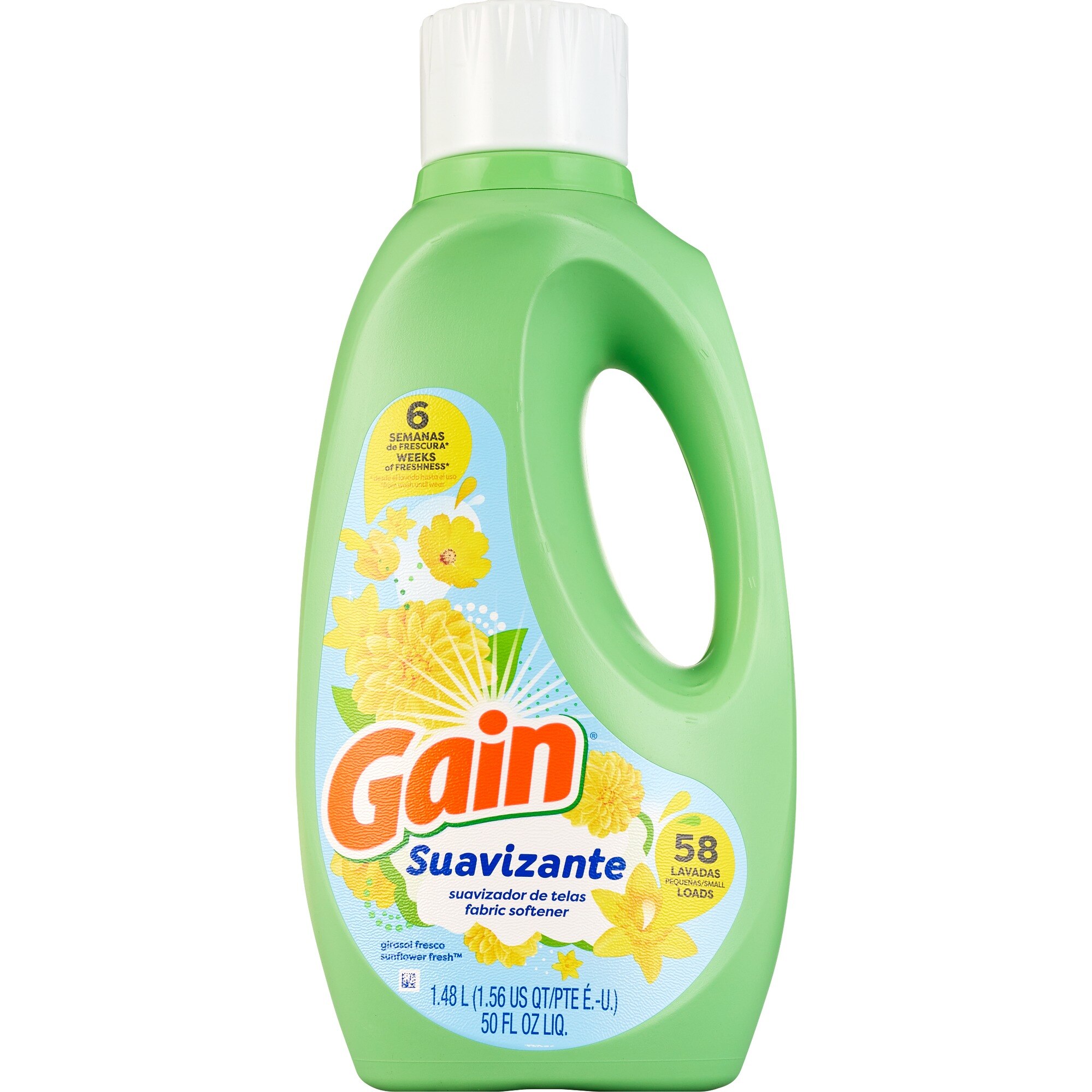 Gain Suavizante Liquid Fabric Conditioner, Sunflower Fresh, 50 FL OZ