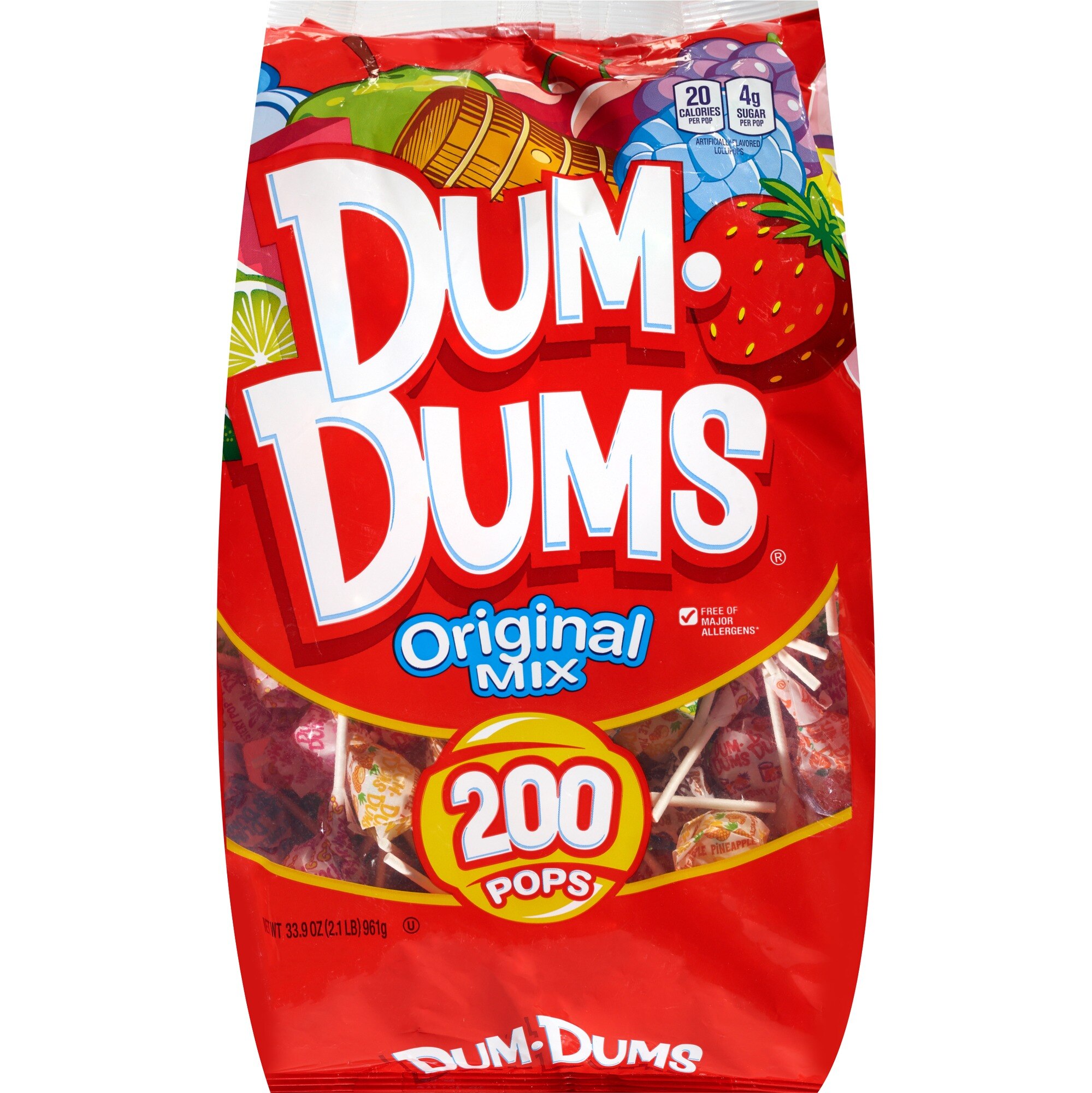 Dum Dum Pops, 33.9 oz