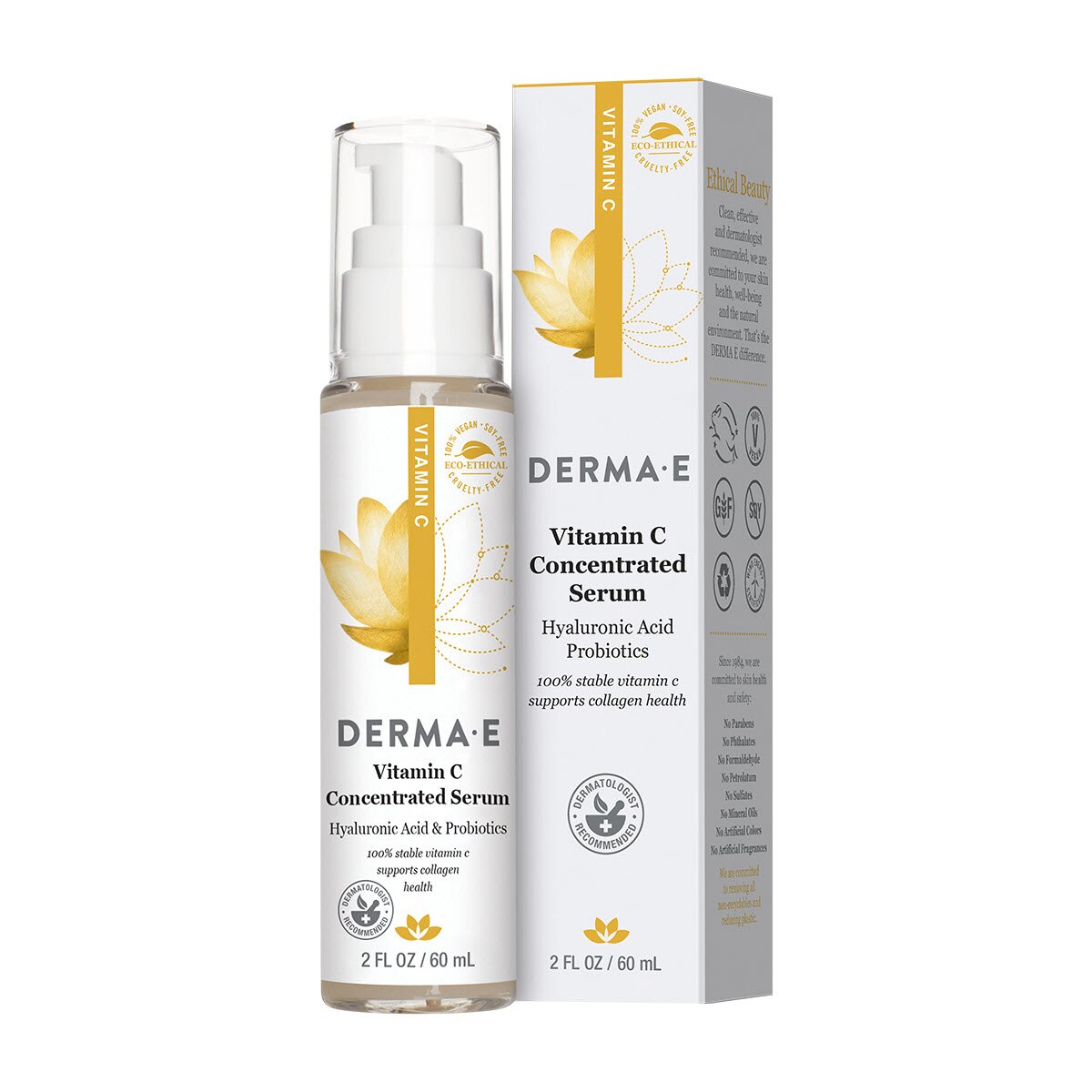 DERMA E Vitamin C Concentrated Serum, 2 OZ