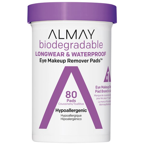 Almay Biodegradable Longwear & Waterproof Eye Makeup Remover Pads