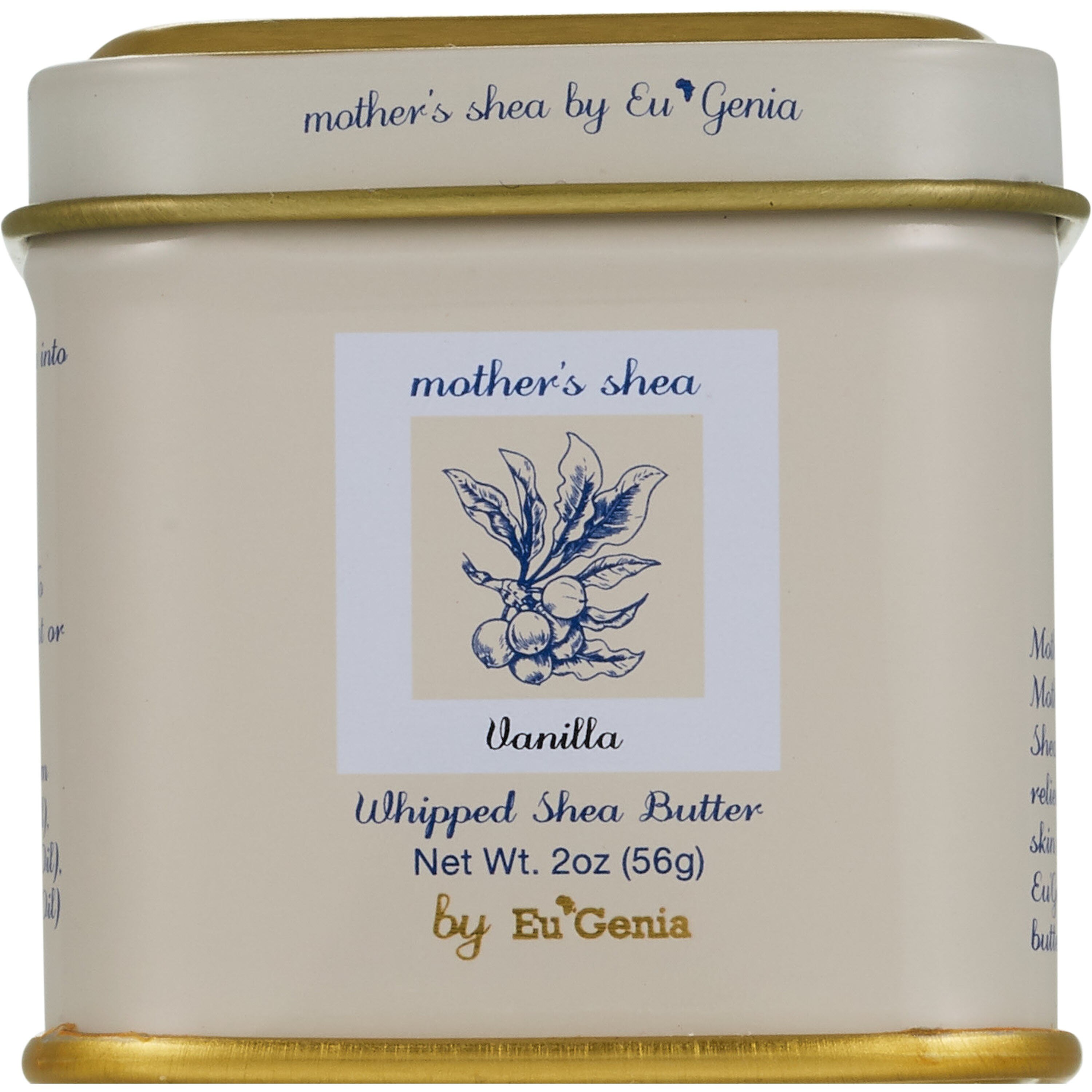 Mother's Shea Vanilla Travel Size Whipped Shea Butter, 2 OZ