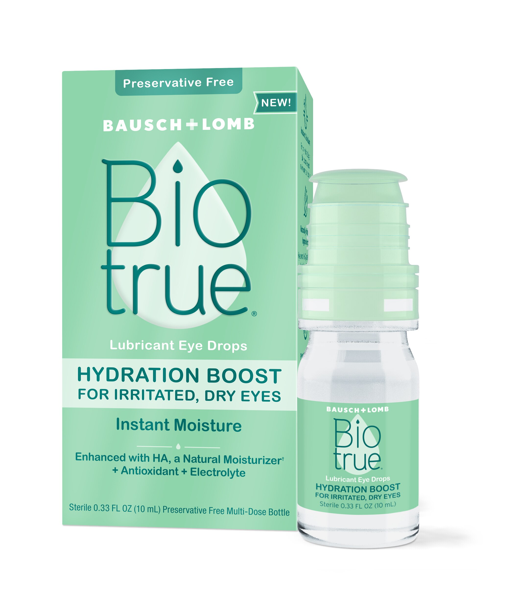 Biotrue Hydration Boost Eye Drops for Irritated, Dry Eyes from Bausch + Lomb