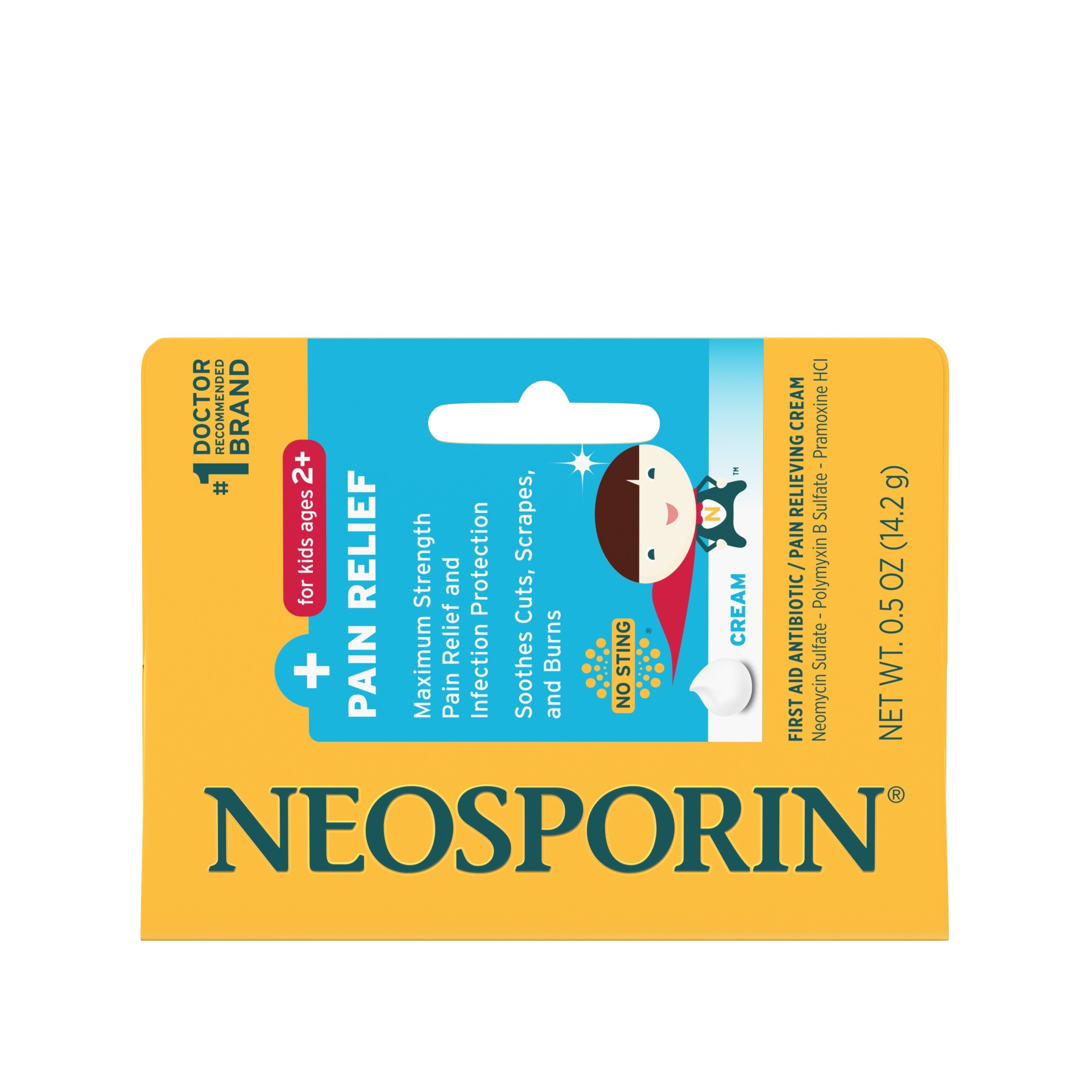 Neosporin First Aid Antibiotic and Pain Relief Cream For Kids