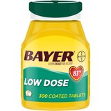 Aspirin Regimen Bayer, 81mg Enteric Coated Tablets, Pain Reliever/Fever Reducer, 300 ct, thumbnail image 1 of 3