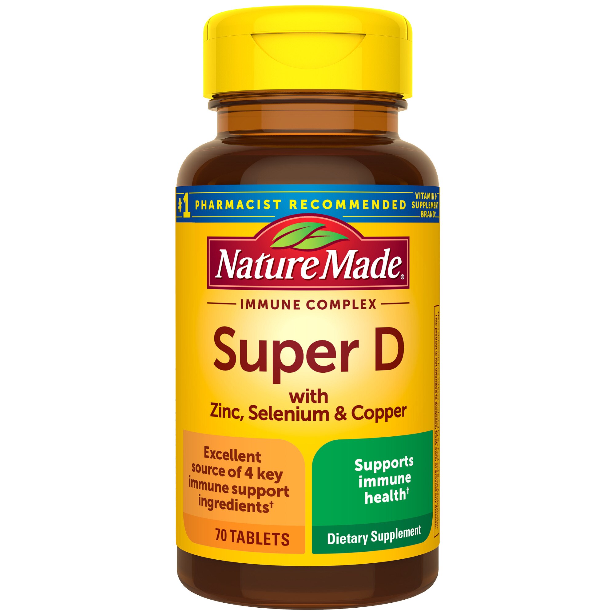 Nature Made Immune Complex Super D Tablets, 70 CT