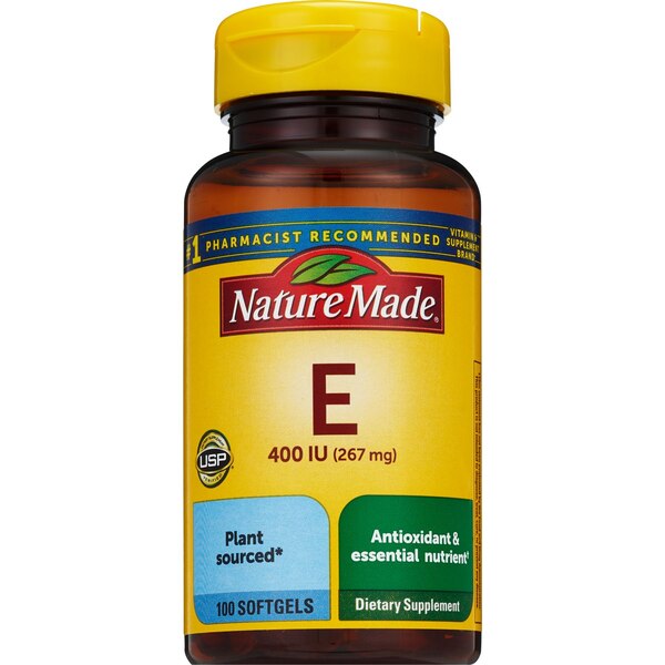 Nature Made Vitamin E 267 mg (400 IU) d-Alpha Softgels, 100 CT