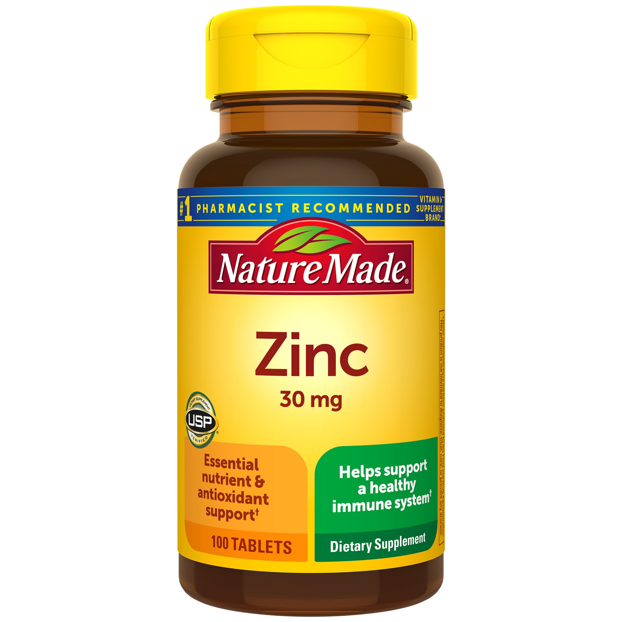 Nature Made Zinc 30mg Tablets, 100 CT