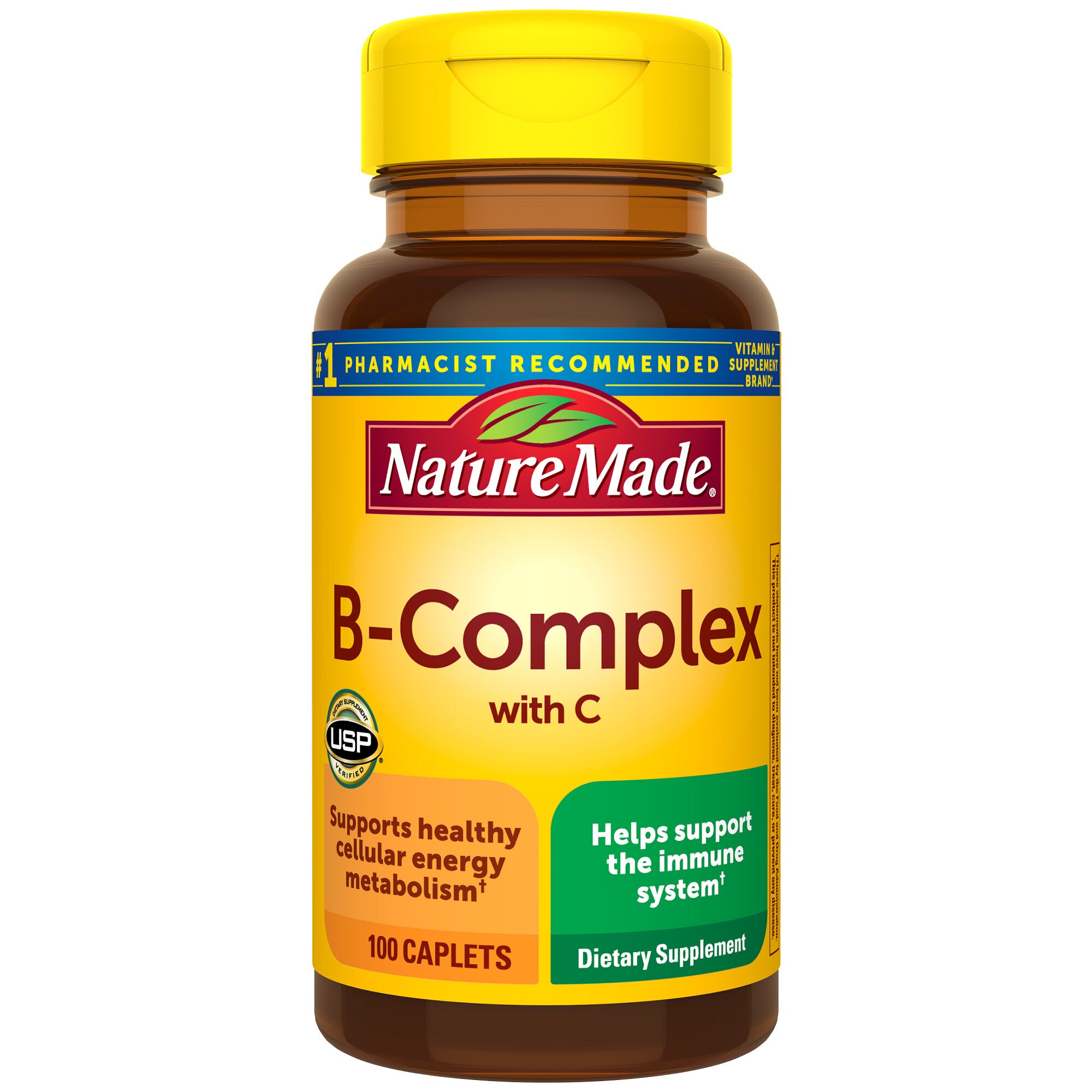 Nature Made B Complex w/C Tablets, 100CT