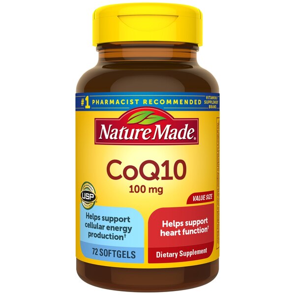 Nature Made CoQ10 100 mg Softgels, 72 CT