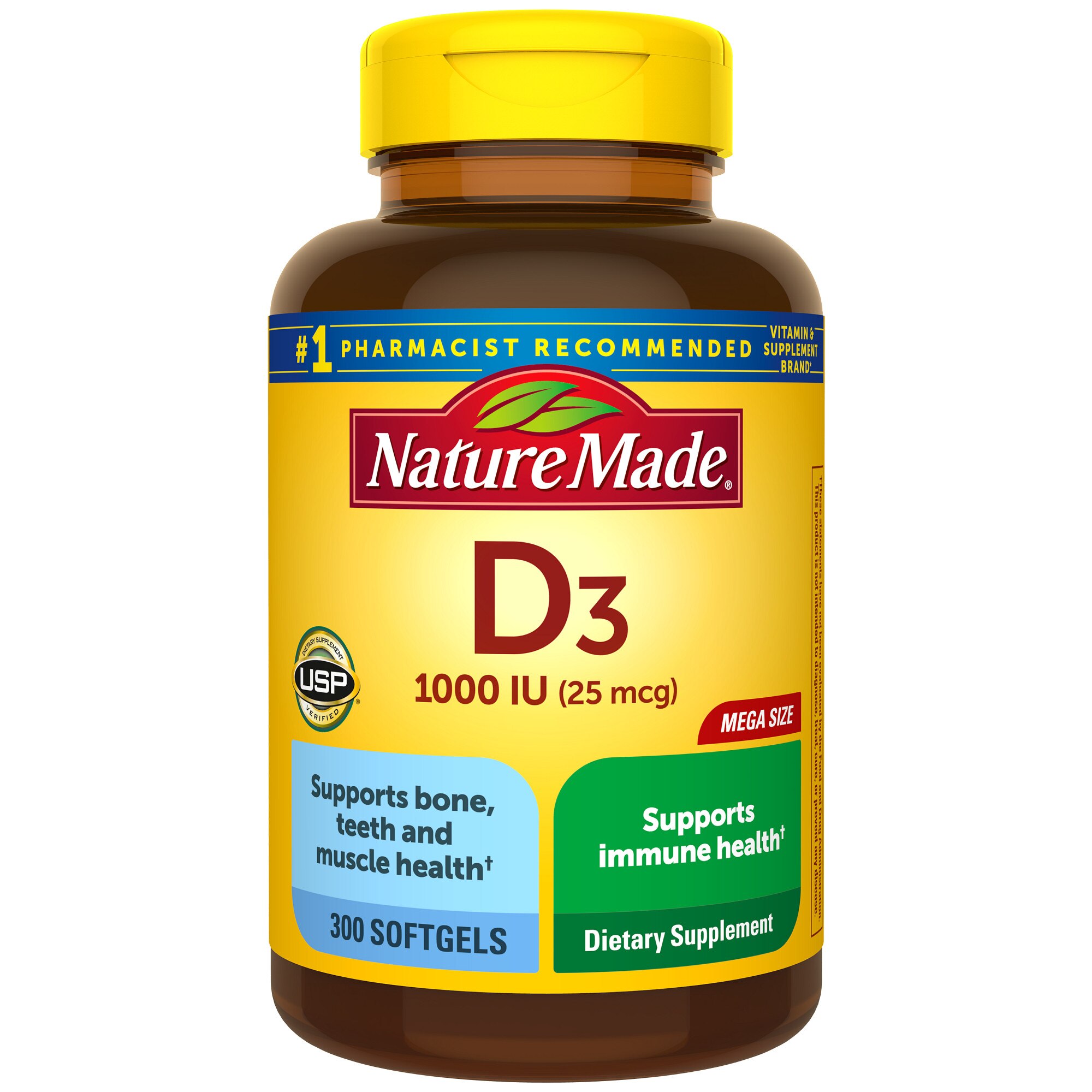 Nature Made Vitamin D Liquid Softgels 1,000 IU