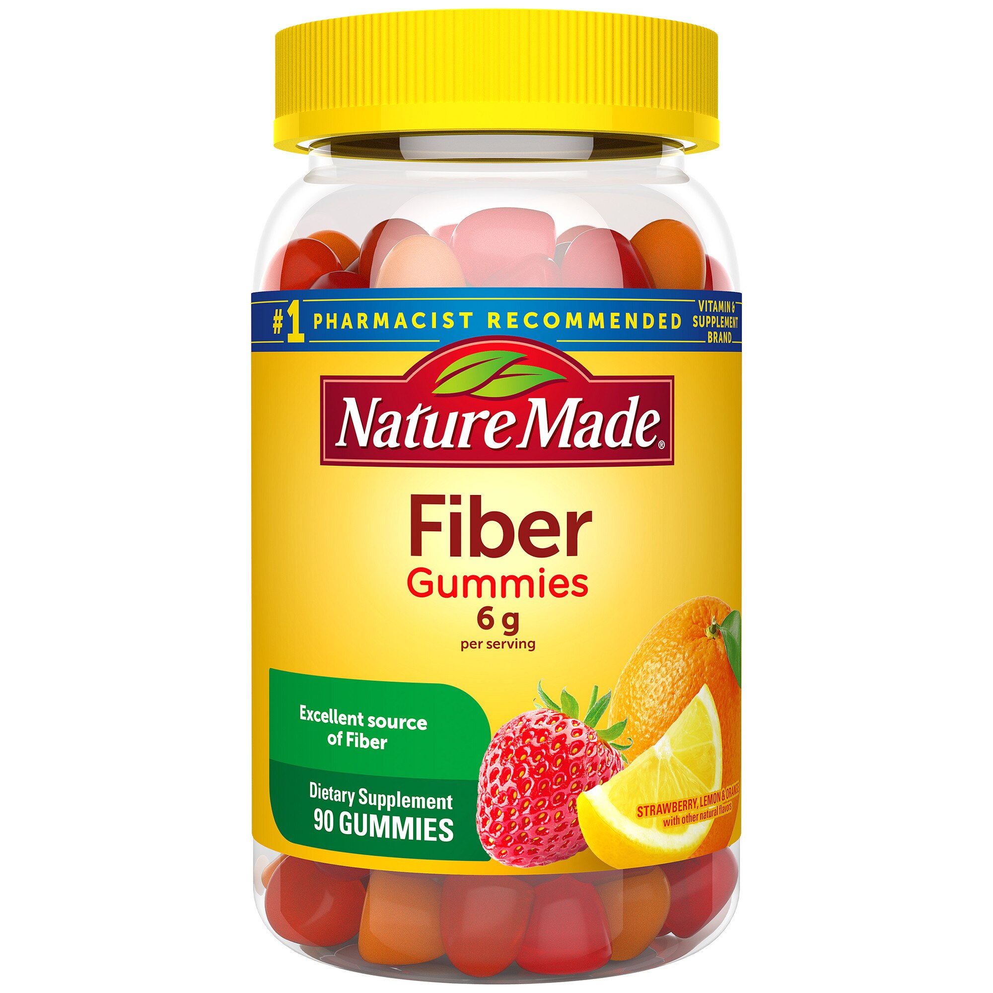 Nature Made Fiber Adult Gummies, 90 CT