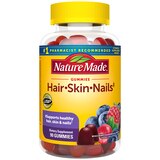 Nature Made Hair Skin and Nails with Biotin 2500 mcg Gummies, 90 CT, thumbnail image 1 of 9