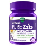 Pure Zzzs Melatonin + Chamomile & Lavender Gummies, thumbnail image 1 of 11